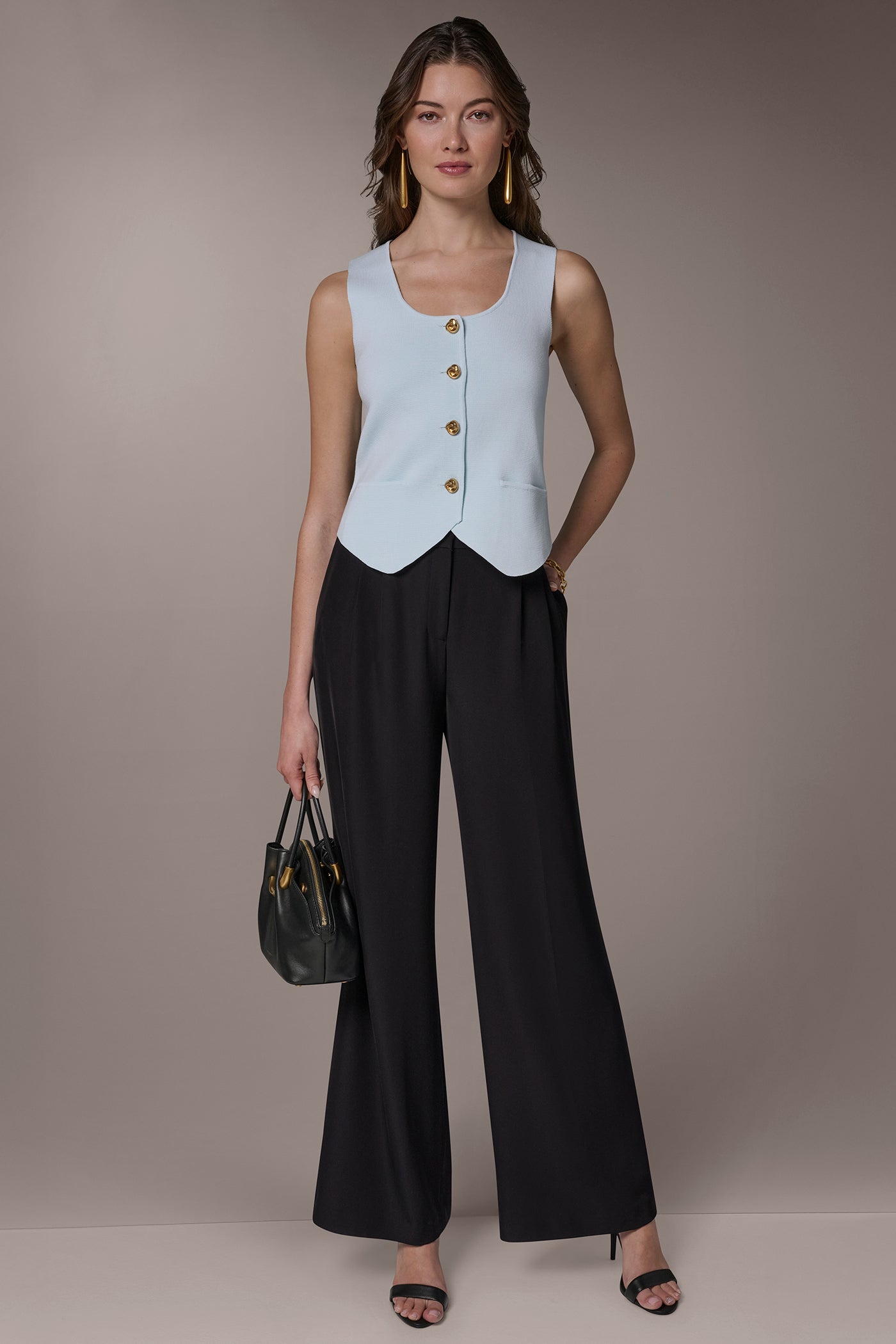 CROPPED SWEATER SUIT VEST VIEW 7 | New Arrivals