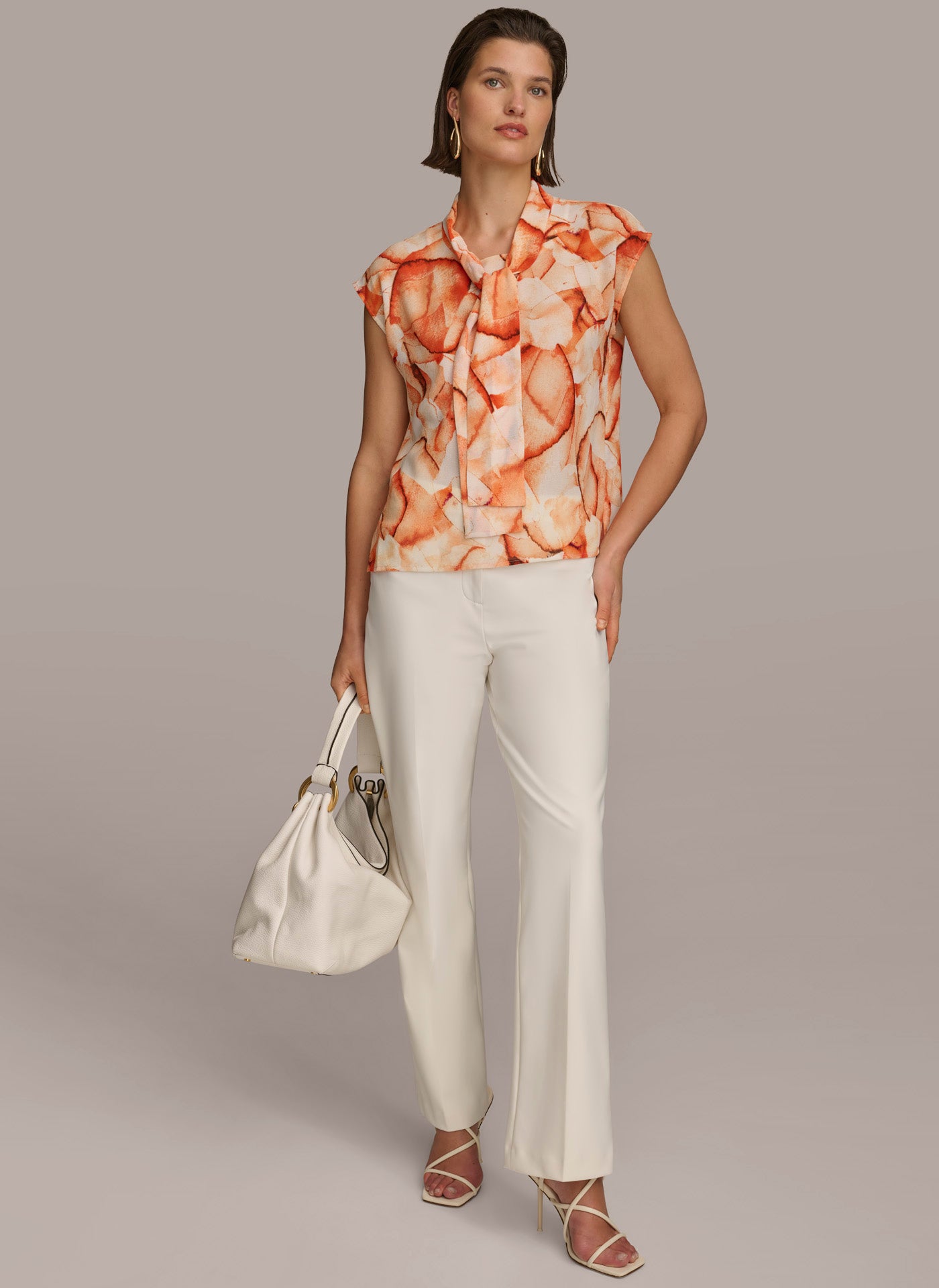 TIE NECK BLOUSE VIEW 7 | Welcome Code Exclusions
