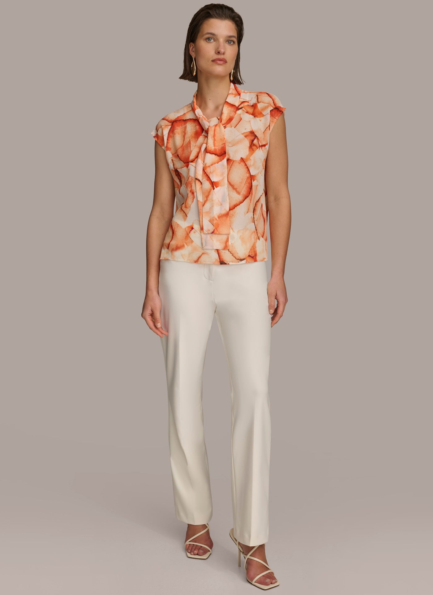 TIE NECK BLOUSE VIEW 6 | Welcome Code Exclusions
