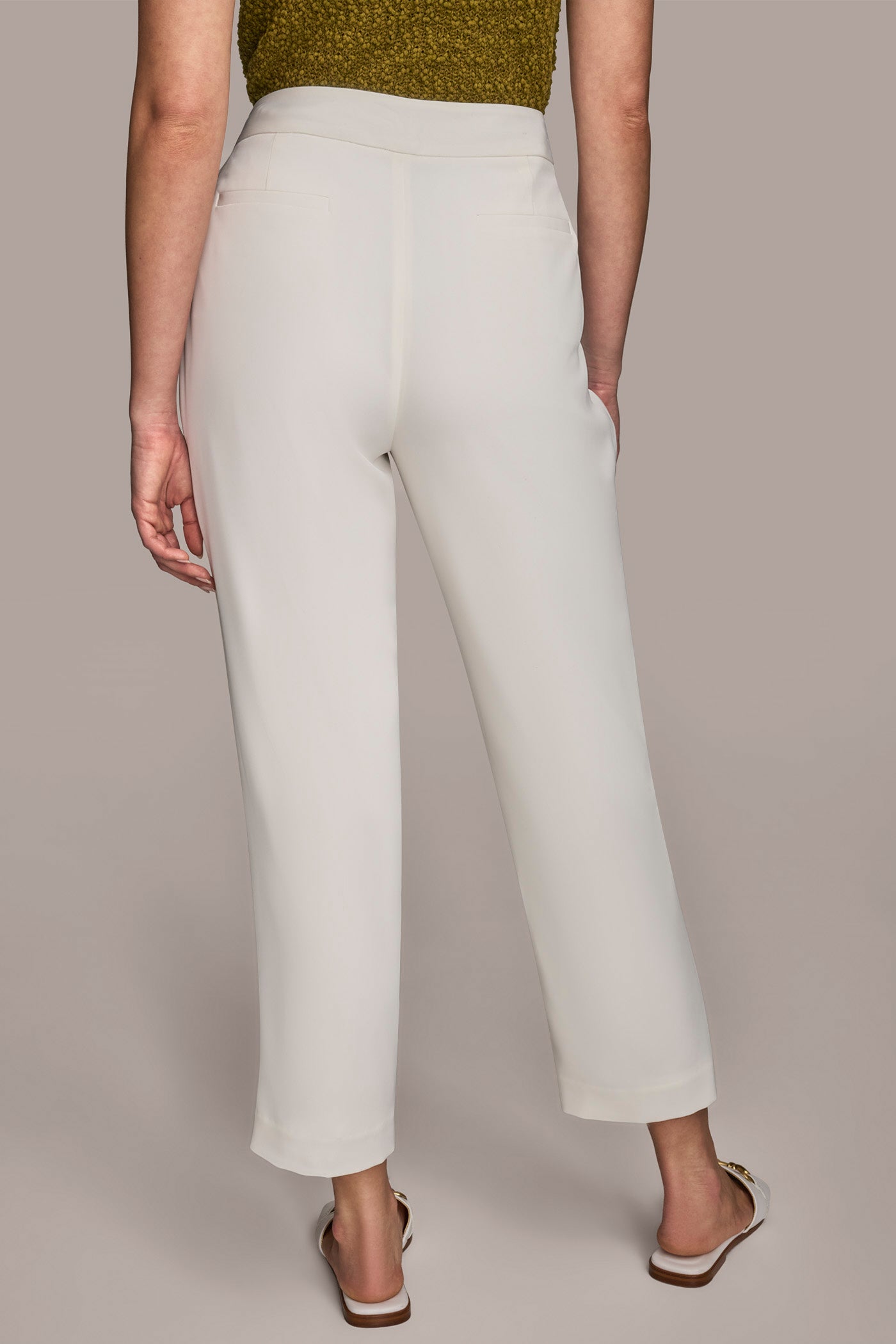 SOFT SUITING SLIM LEG ANKLE LENGTH PANT | View 2 | Clothing
