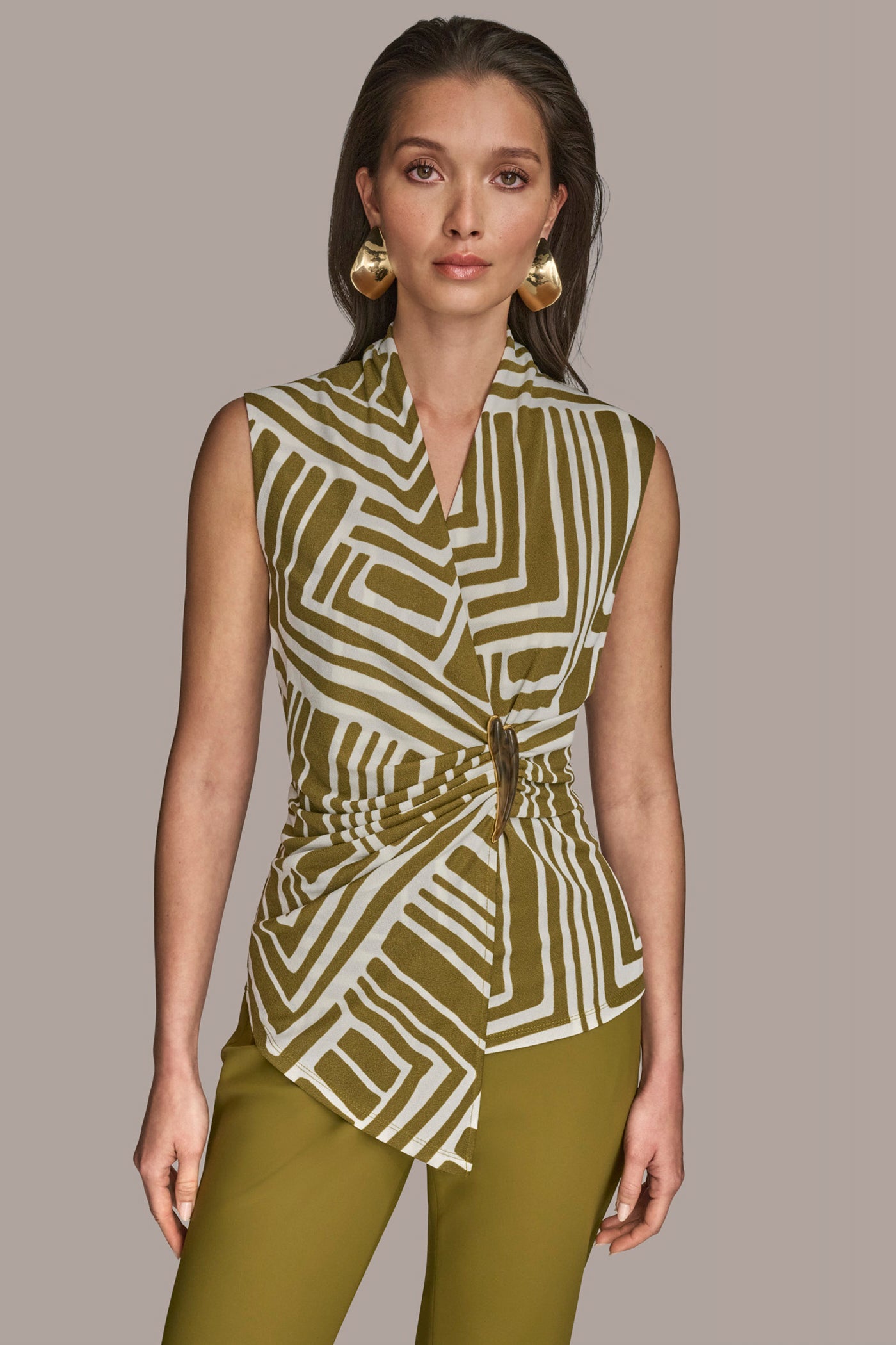 FAUX BAR WRAP BLOUSE | View 1 | Fall Collection