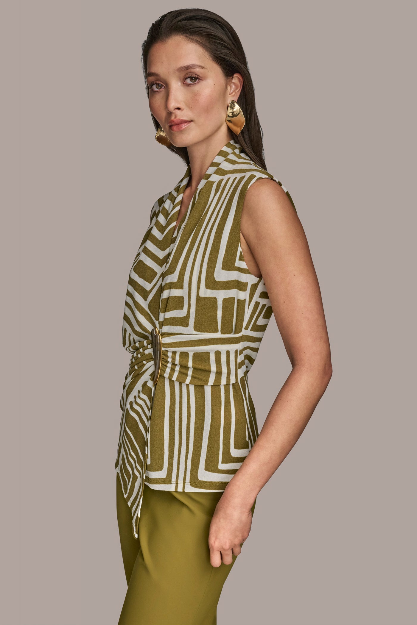 FAUX BAR WRAP BLOUSE VIEW 3 | Fall Collection