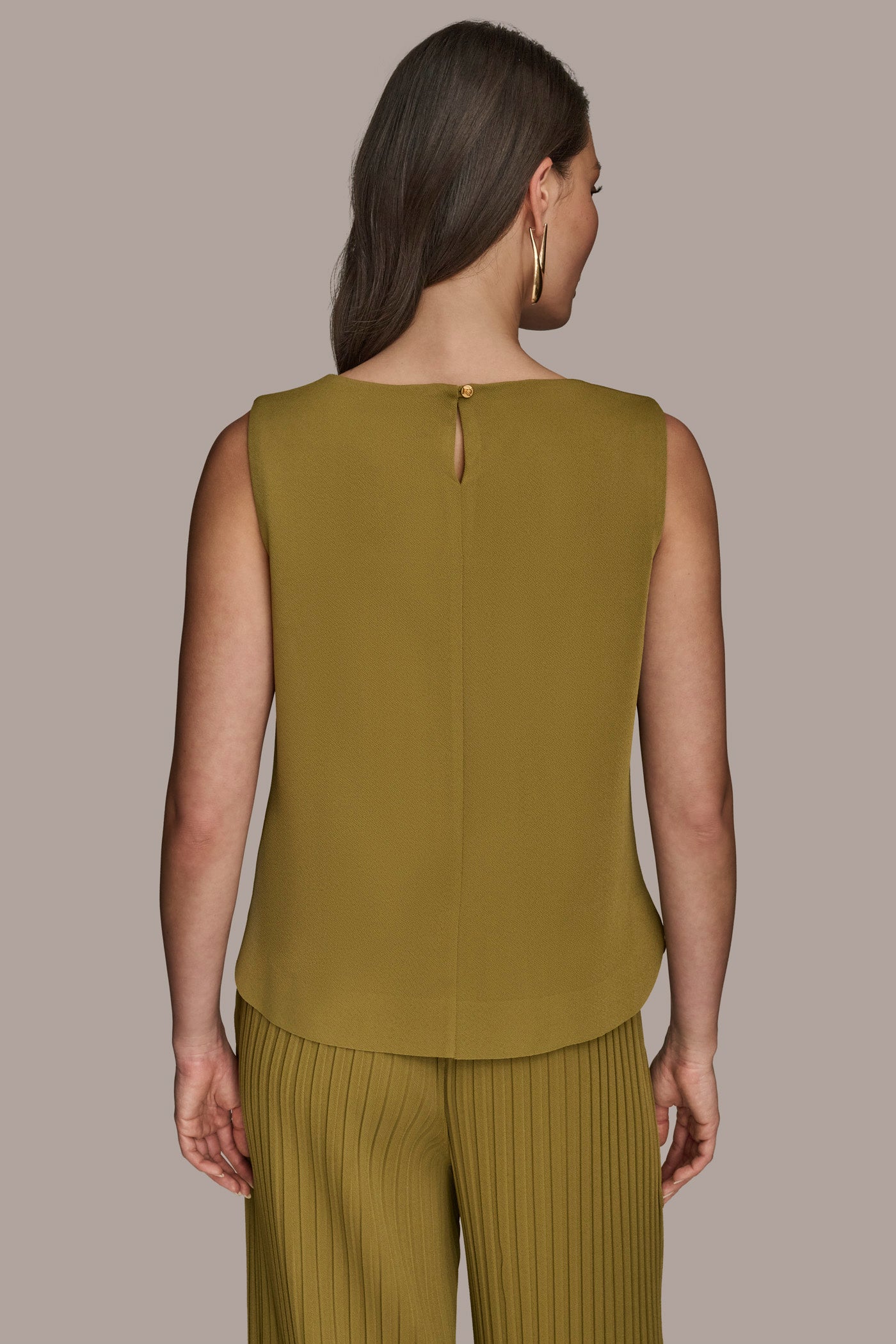 COWL NECK EMBELLISHED TANK | View 2 | Tops