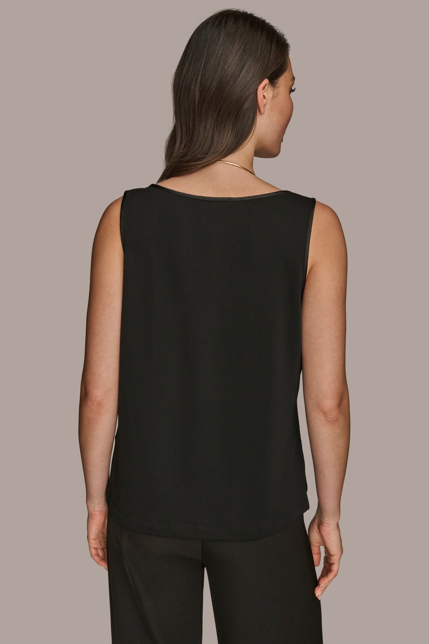 SCOOP NECK SHELL | View 2 | Tops