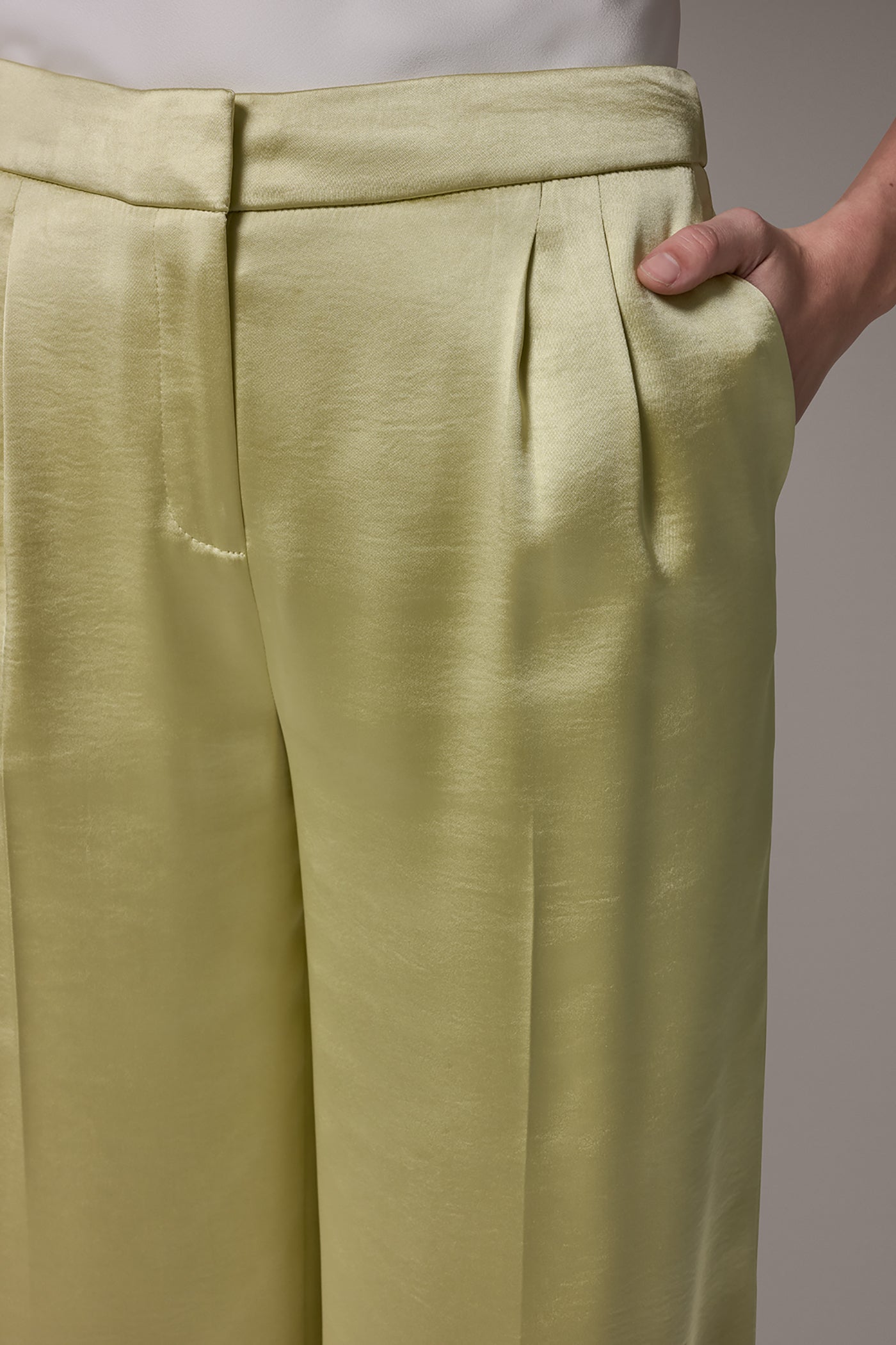 CHARMEUSE WIDE-LEG PANT VIEW 4 | Pants