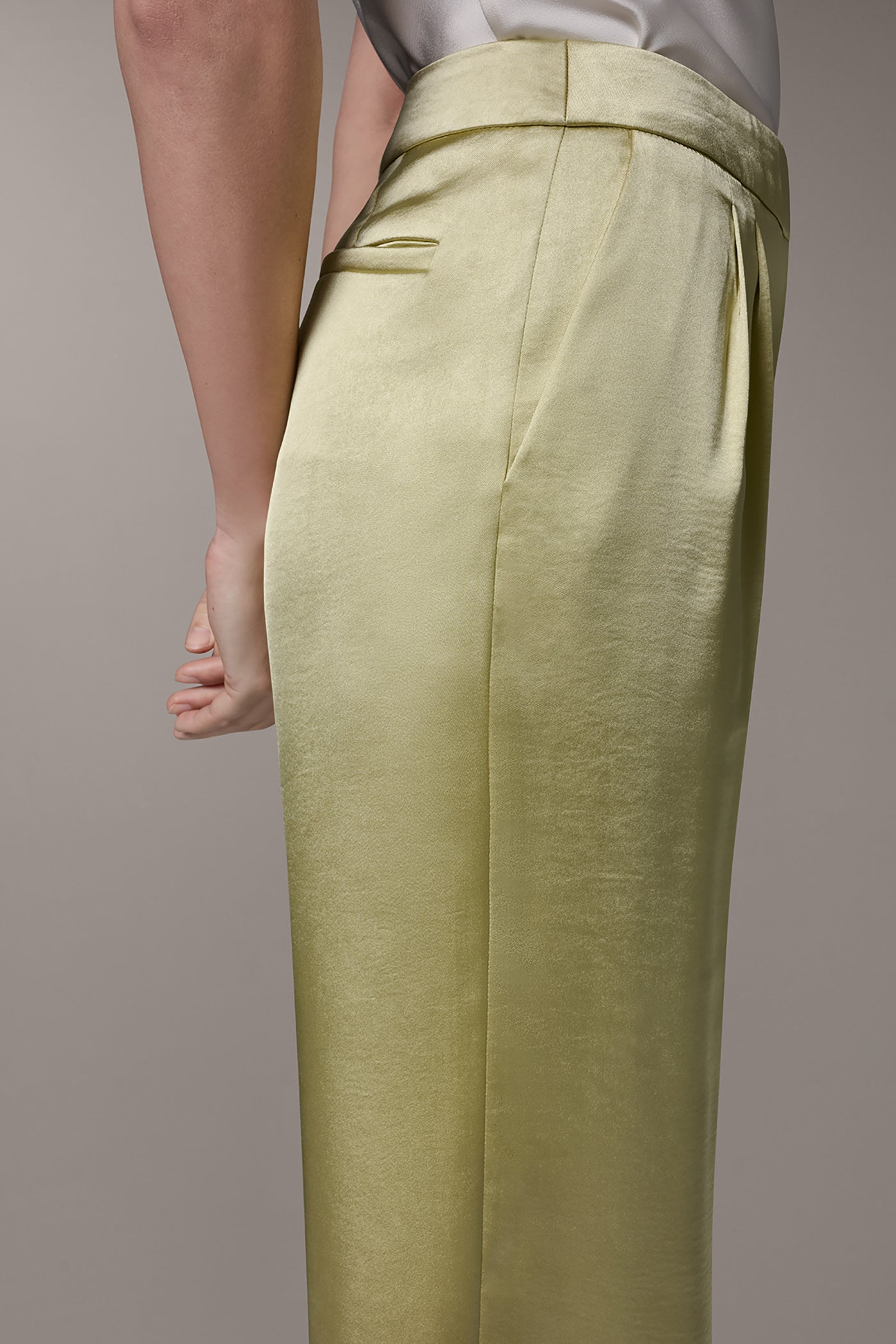 CHARMEUSE WIDE-LEG PANT VIEW 5 | Pants