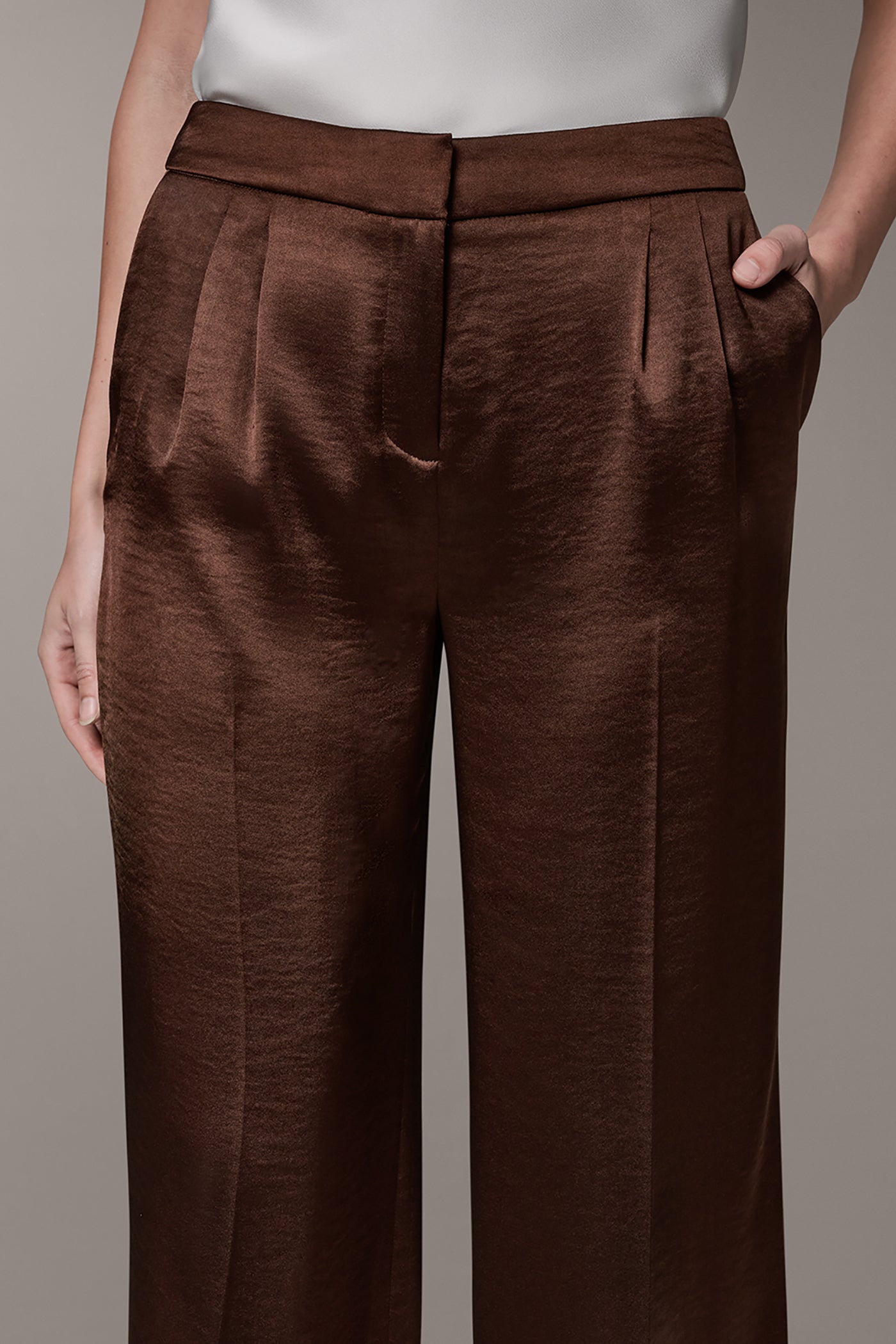 CHARMEUSE WIDE-LEG PANT VIEW 2