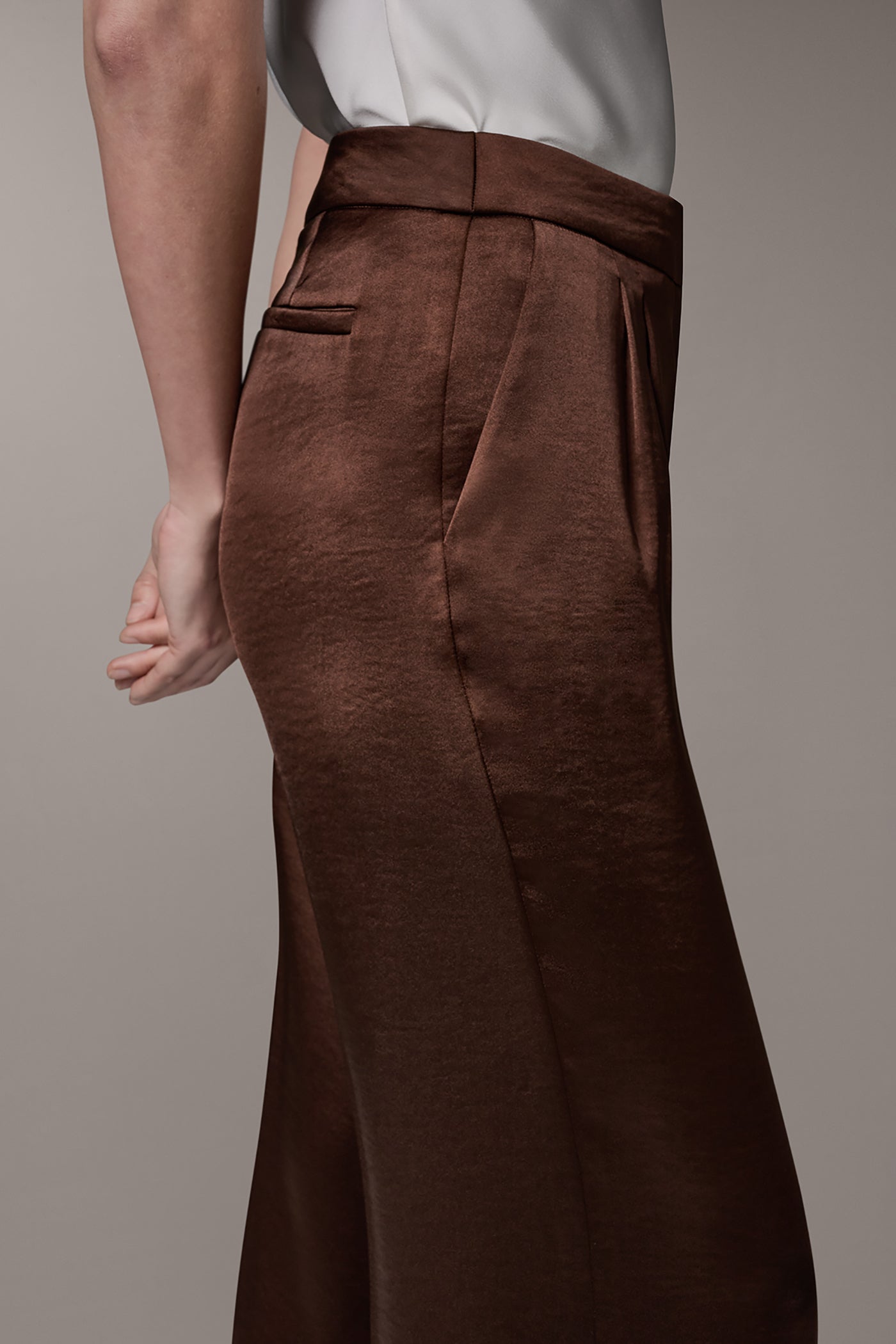 CHARMEUSE WIDE-LEG PANT VIEW 5
