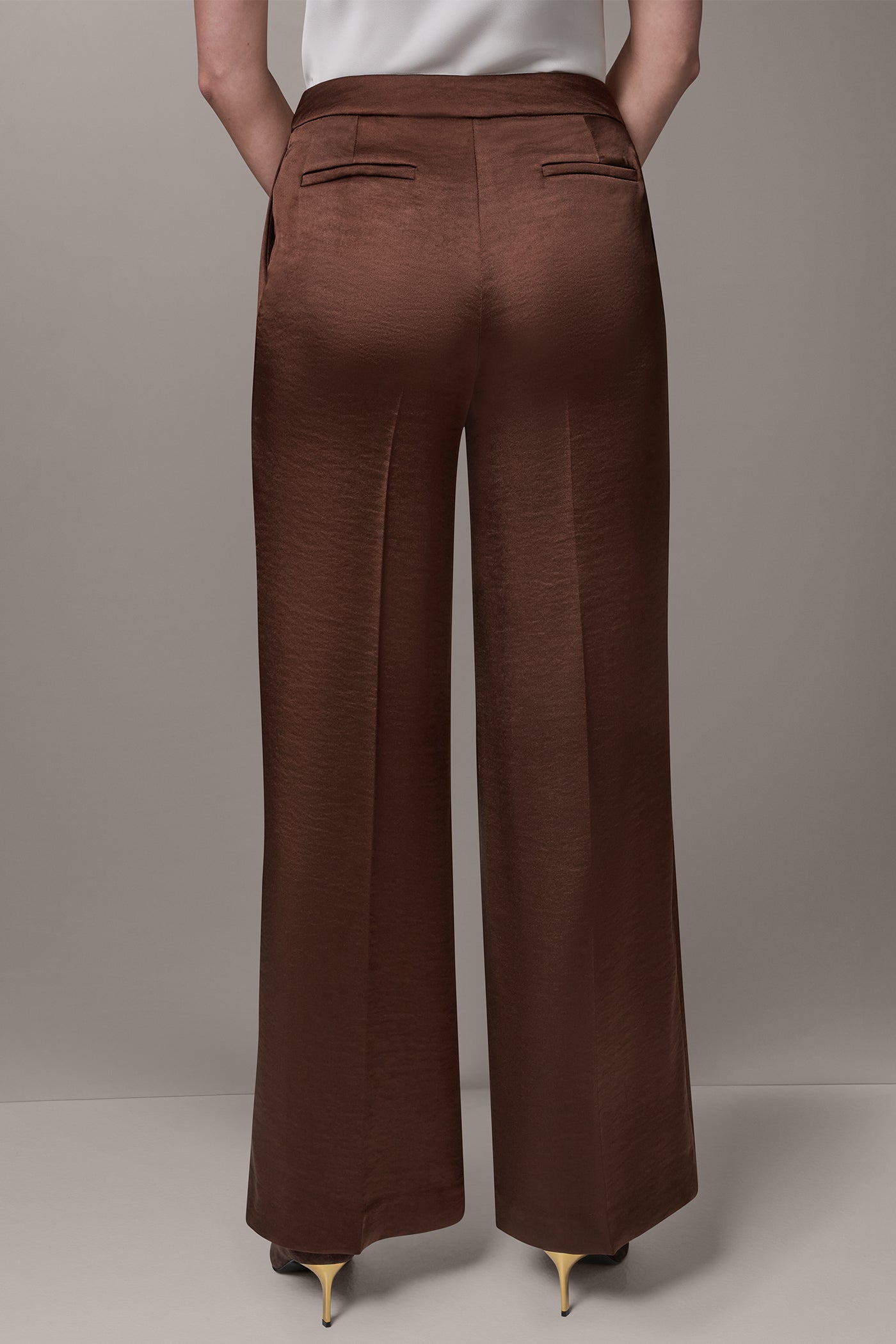 CHARMEUSE WIDE-LEG PANT VIEW 3