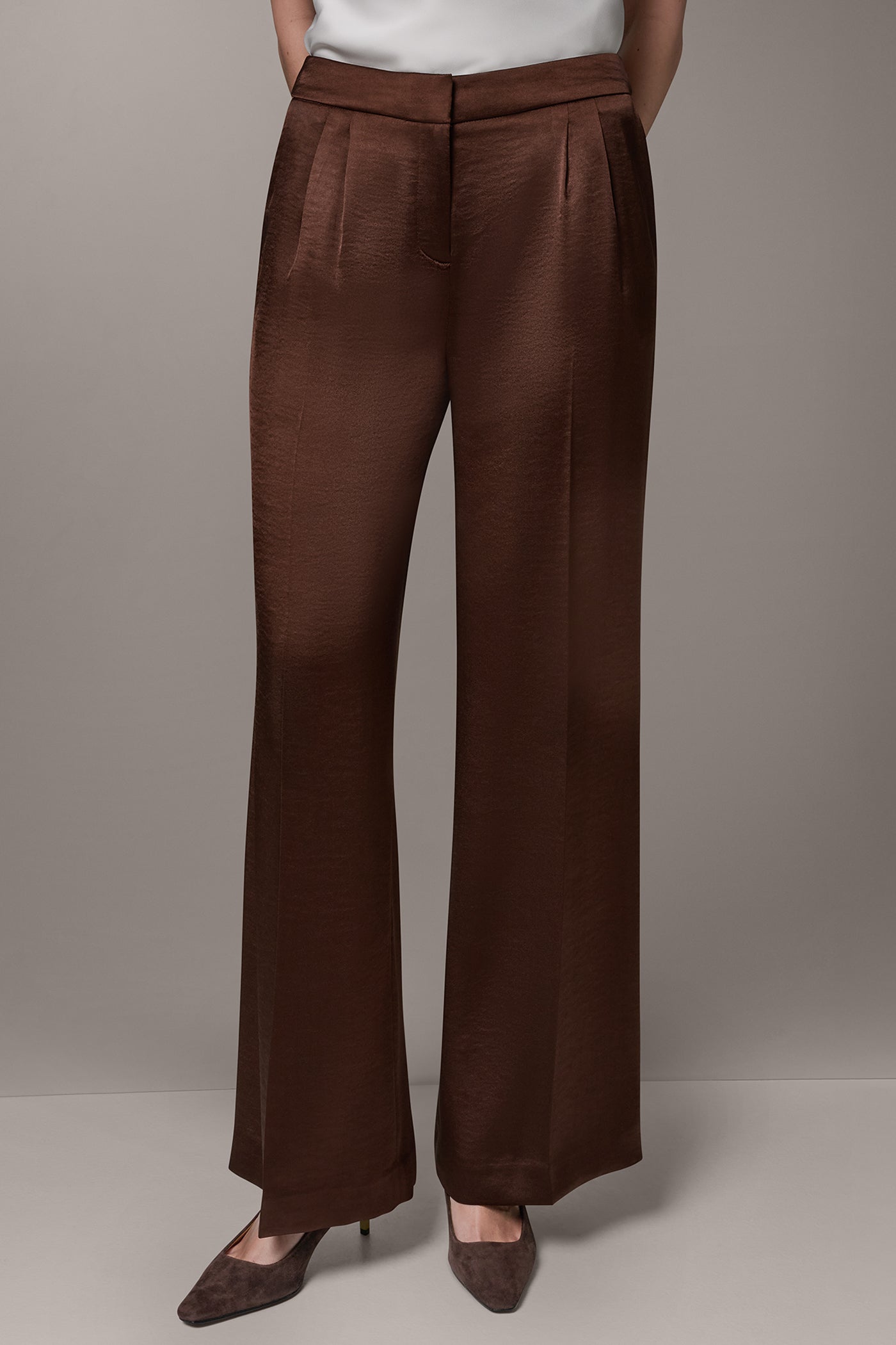 CHARMEUSE WIDE-LEG PANT VIEW 1
