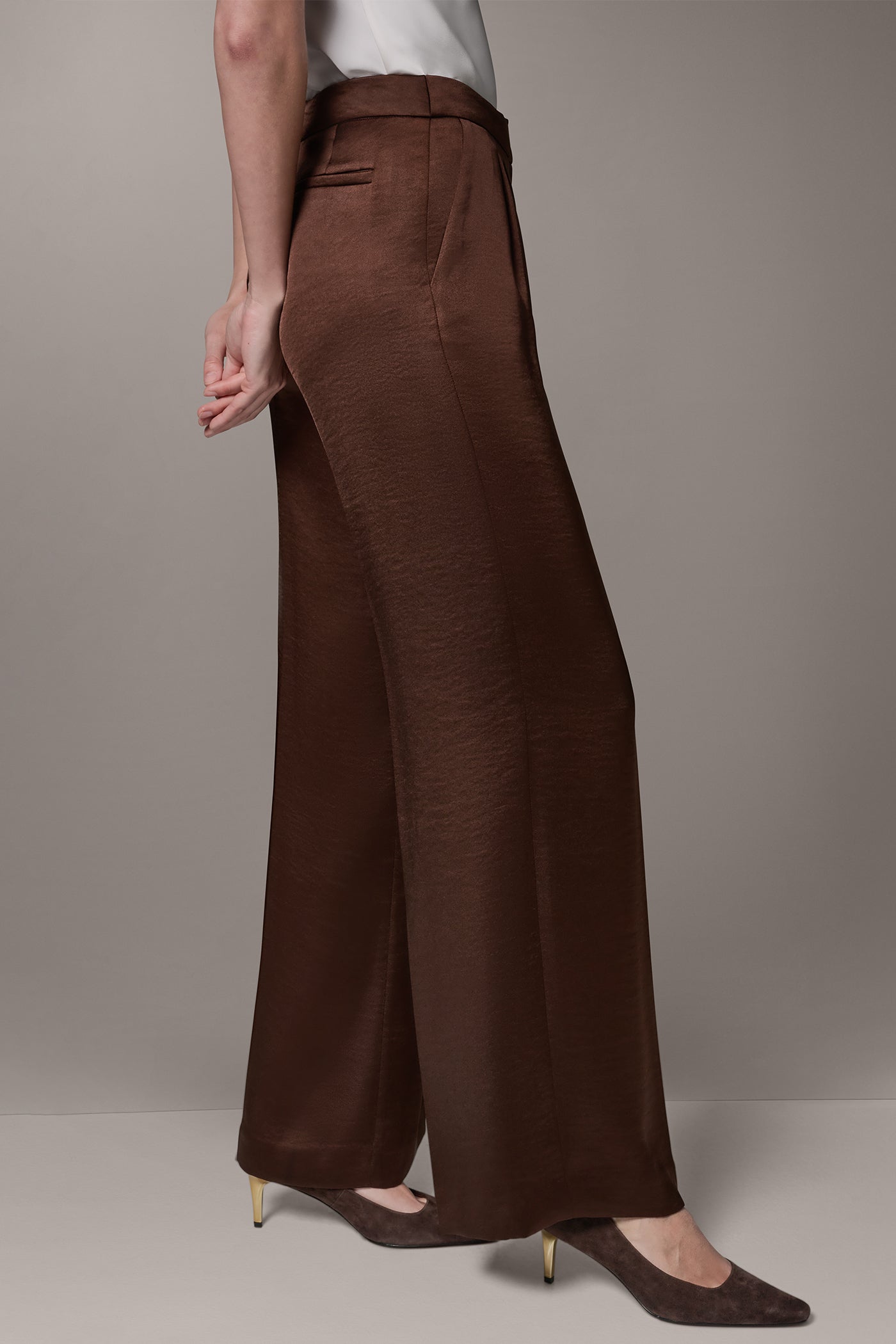CHARMEUSE WIDE-LEG PANT VIEW 4