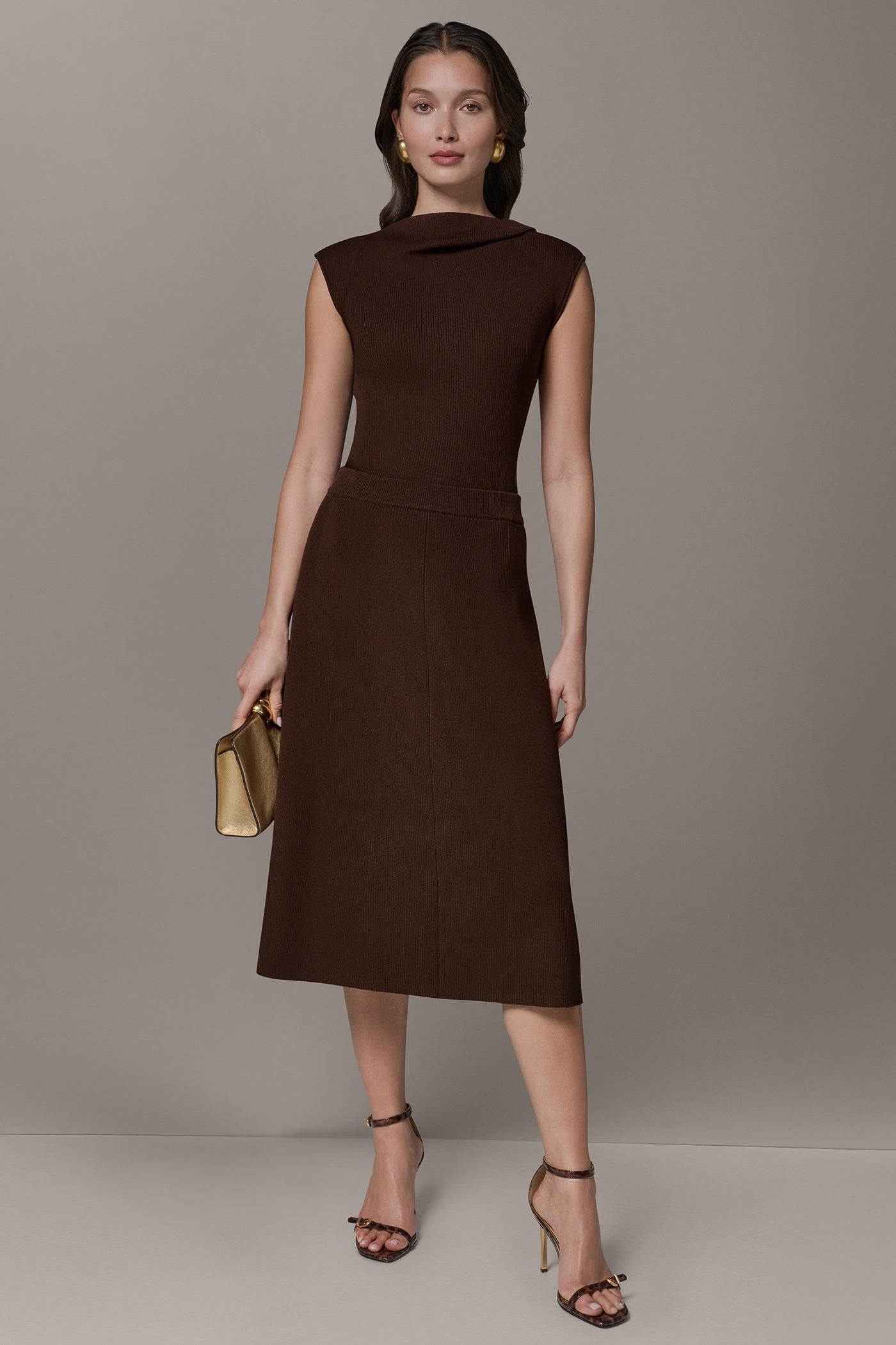 MIDI SWEATER SKIRT VIEW 5
