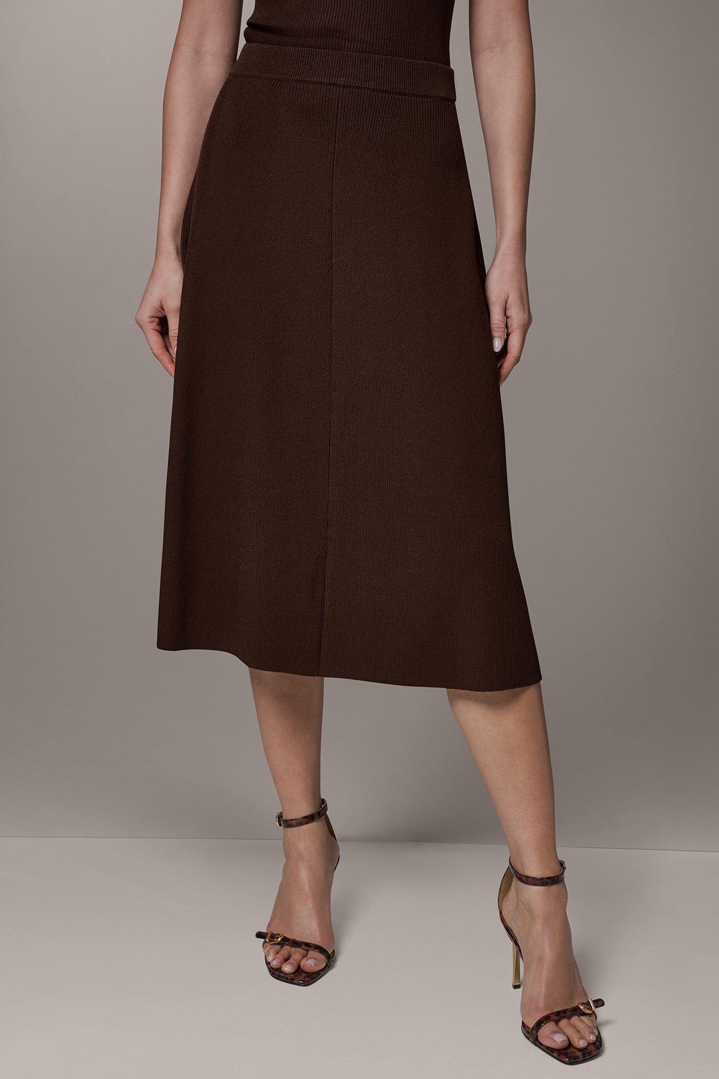 MIDI SWEATER SKIRT VIEW 1