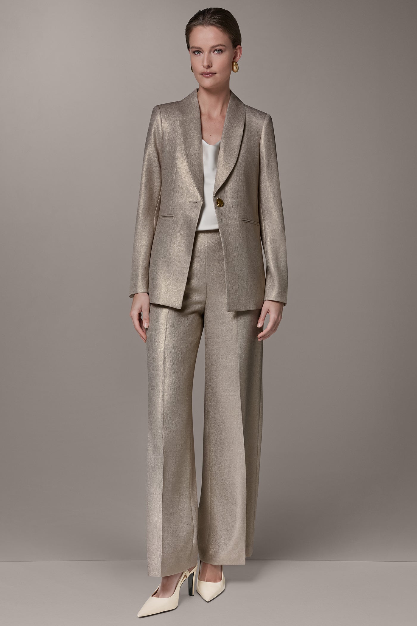 ONE-BUTTON BLAZER VIEW 8 | Matching Sets