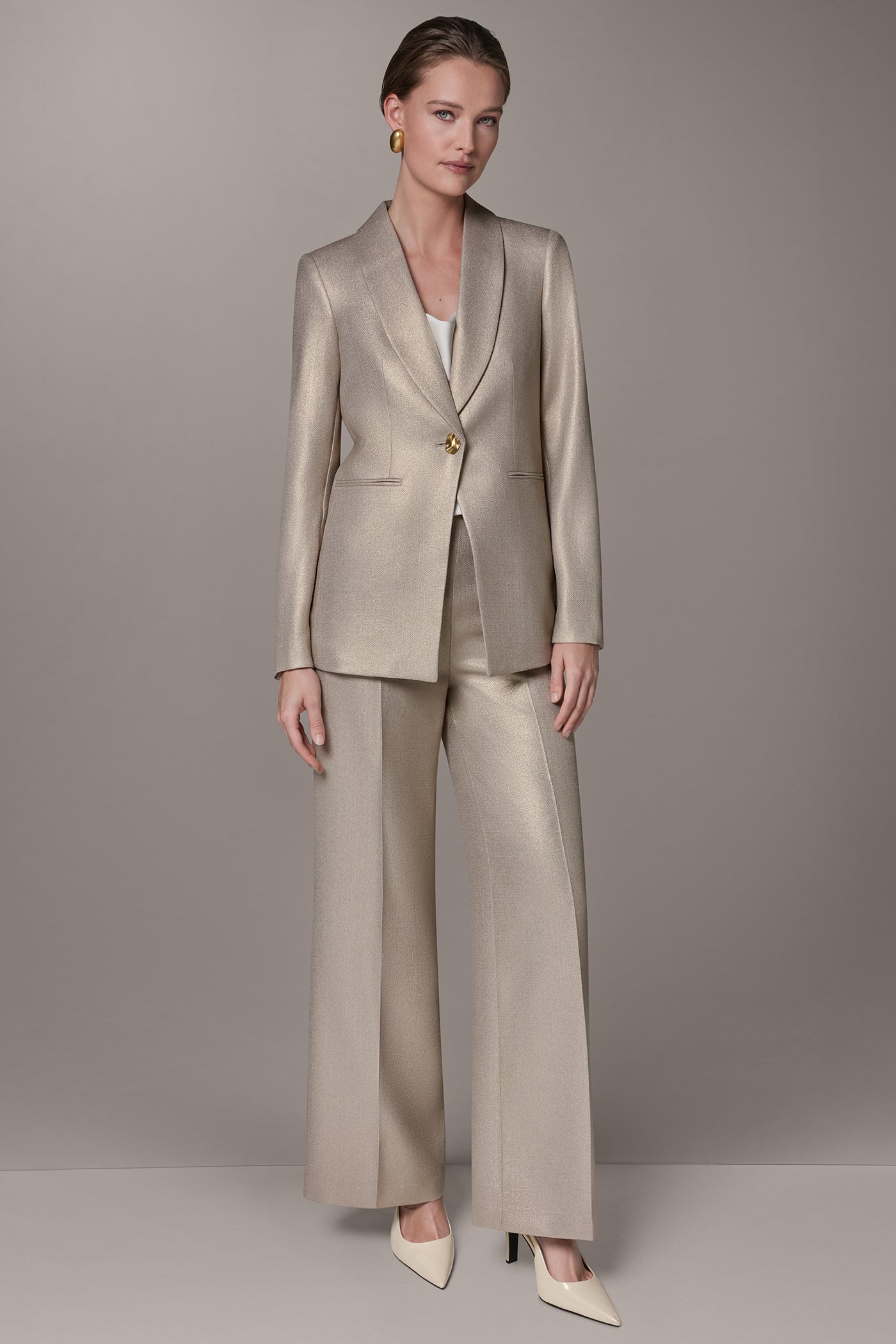 ONE-BUTTON BLAZER VIEW 12 | Matching Sets