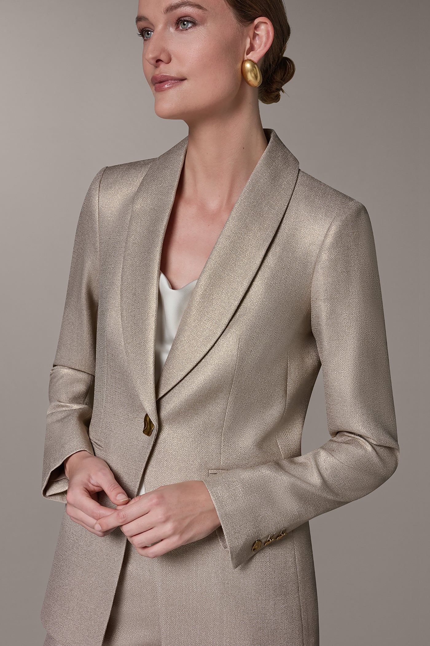 ONE-BUTTON BLAZER VIEW 4 | Matching Sets