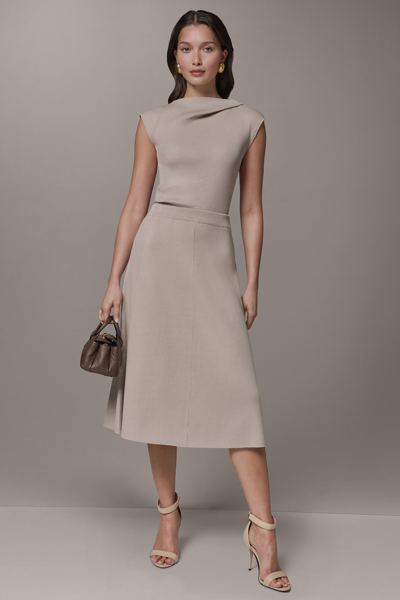 MIDI SWEATER SKIRT VIEW 5
