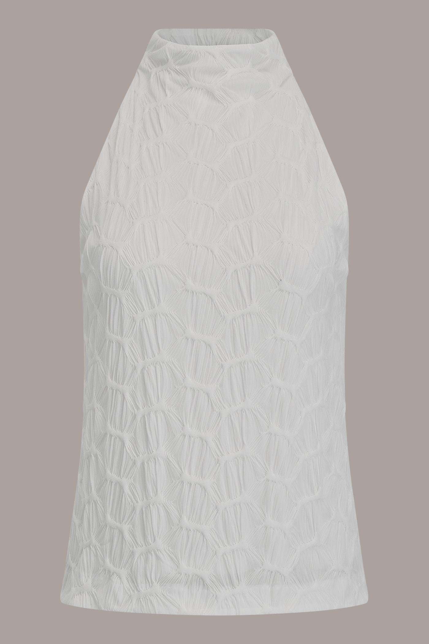 TEXTURED MOCK-NECK TOP VIEW 8 | Tops