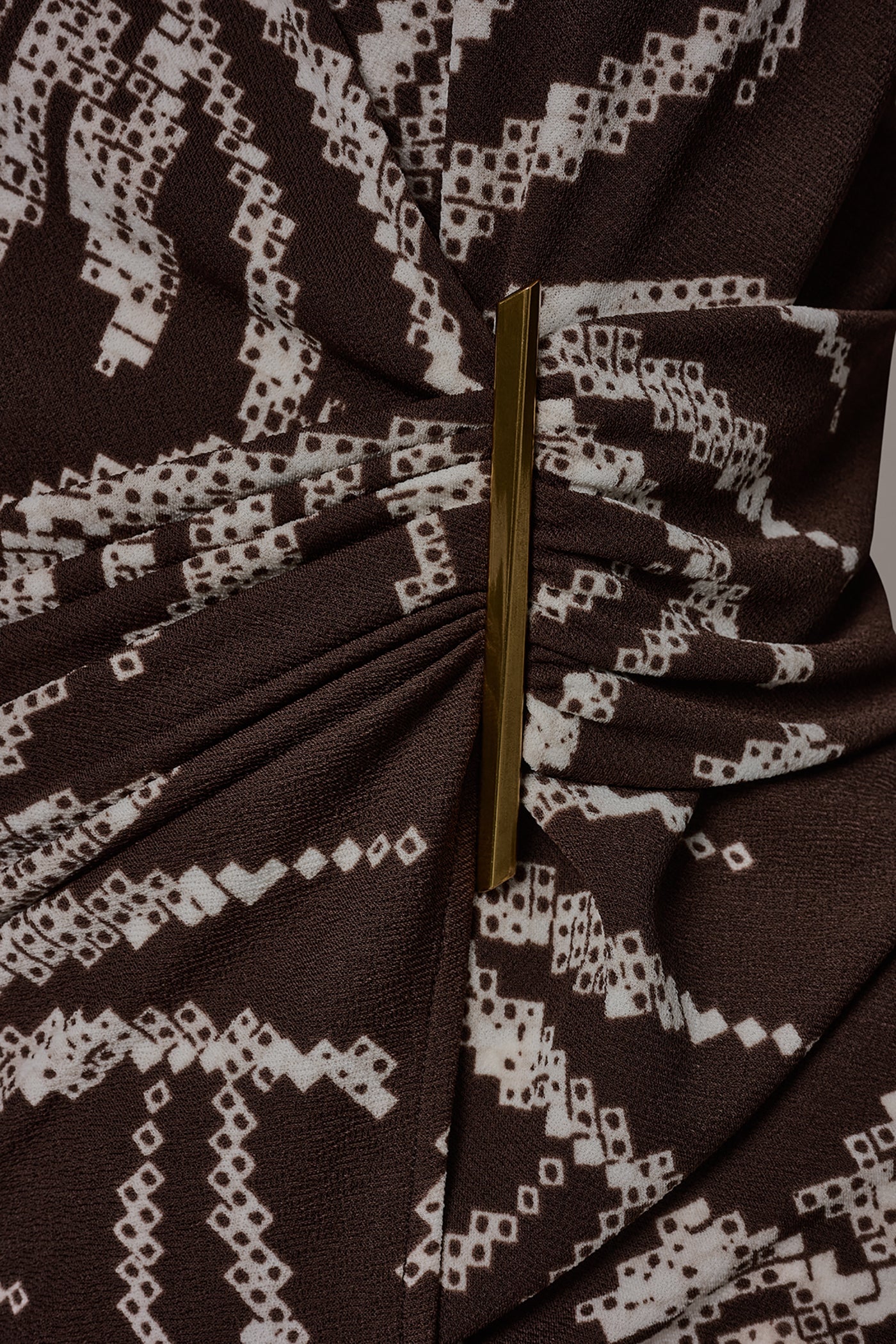 FLORAL FAUX WRAP TOP VIEW 5 | Clothing