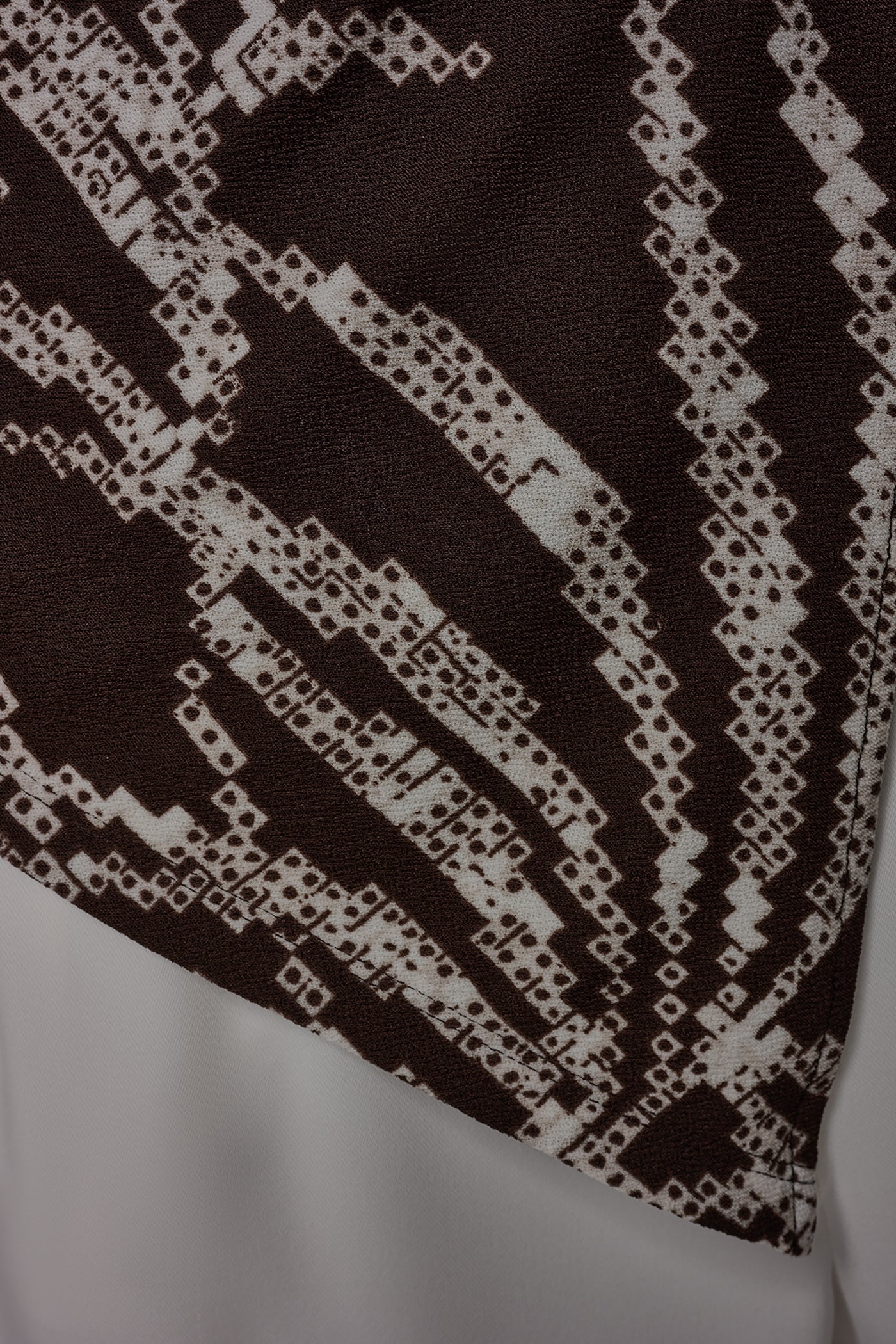 FLORAL FAUX WRAP TOP VIEW 6 | Clothing