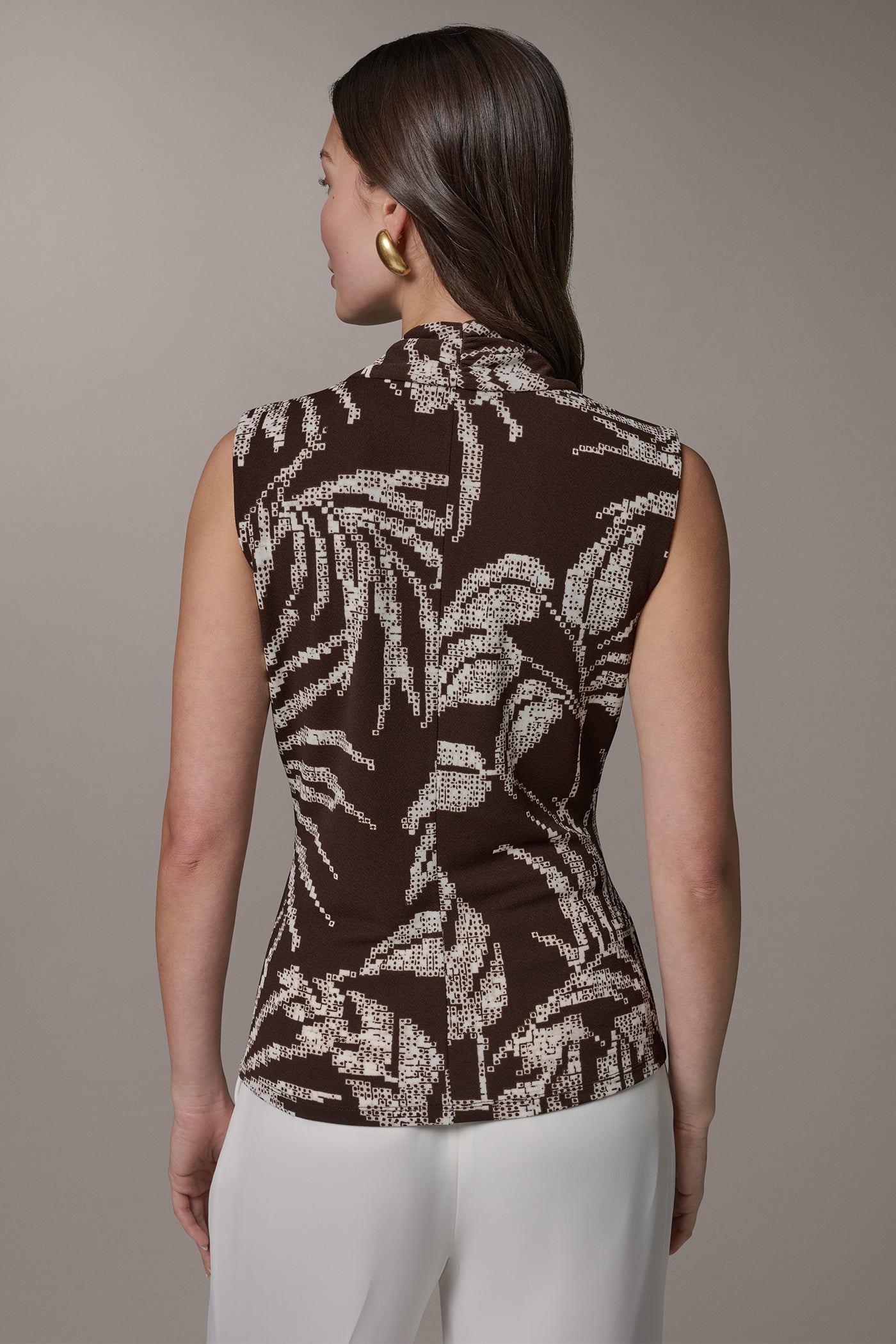 FLORAL FAUX WRAP TOP | View 2 | Clothing