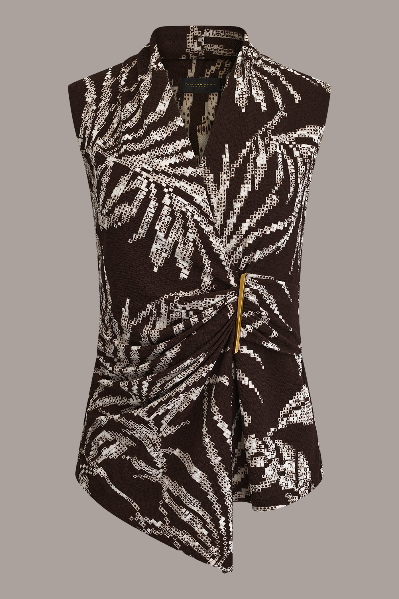 FLORAL FAUX WRAP TOP VIEW 8 | Tops