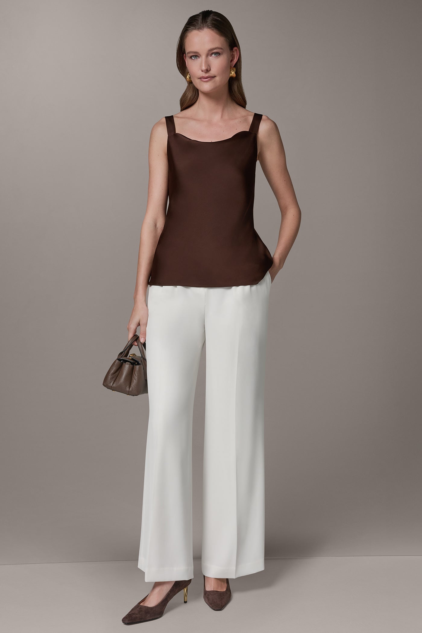 SLEEVELESS COWL NECK CAMI VIEW 6