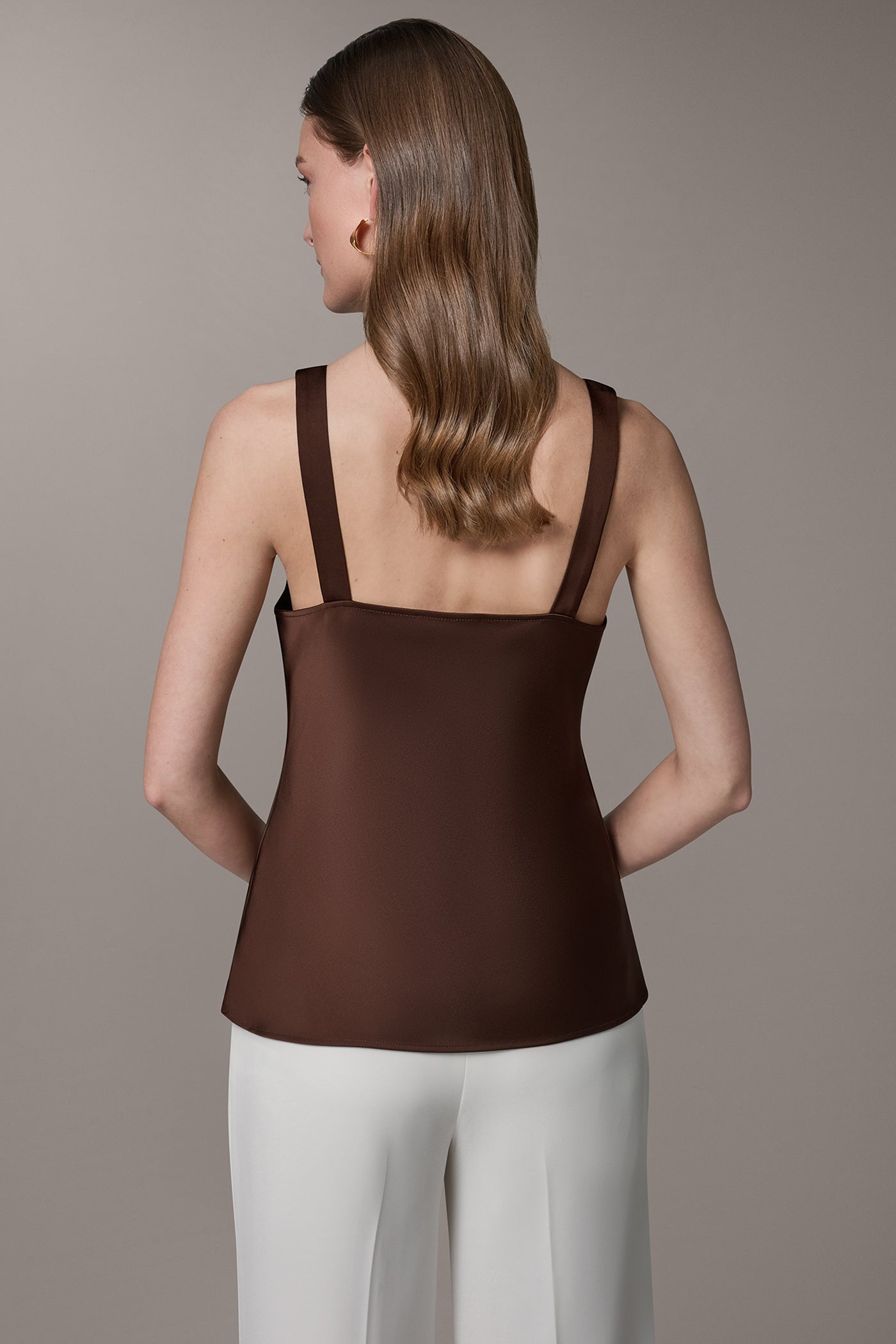 SLEEVELESS COWL NECK CAMI VIEW 2