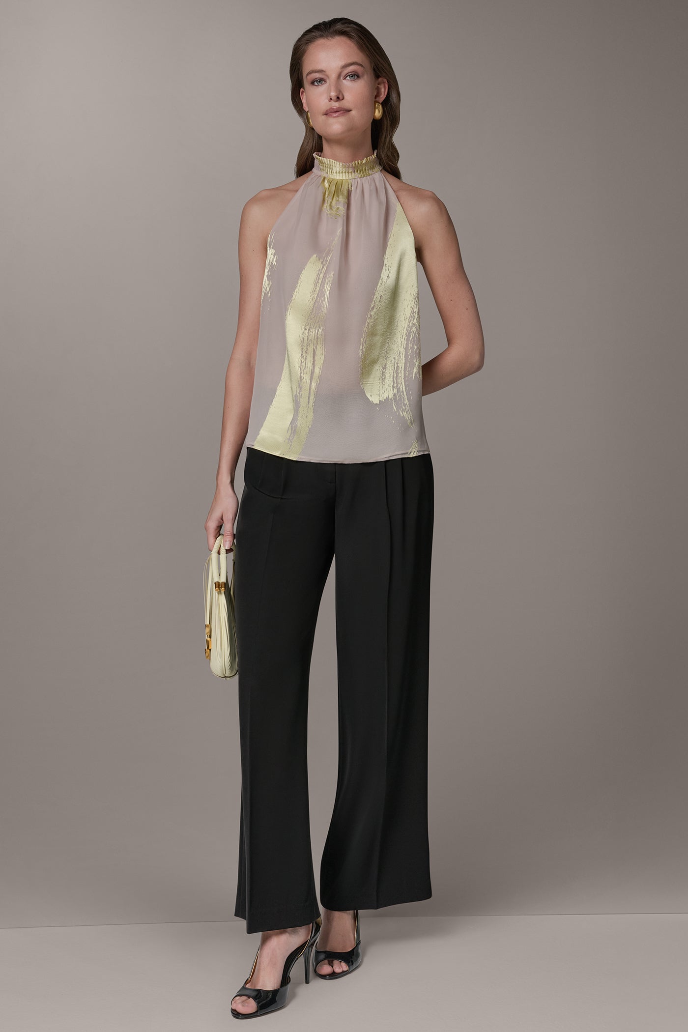 SLEEVELESS MOCK NECK BLOUSE VIEW 8 | Tops