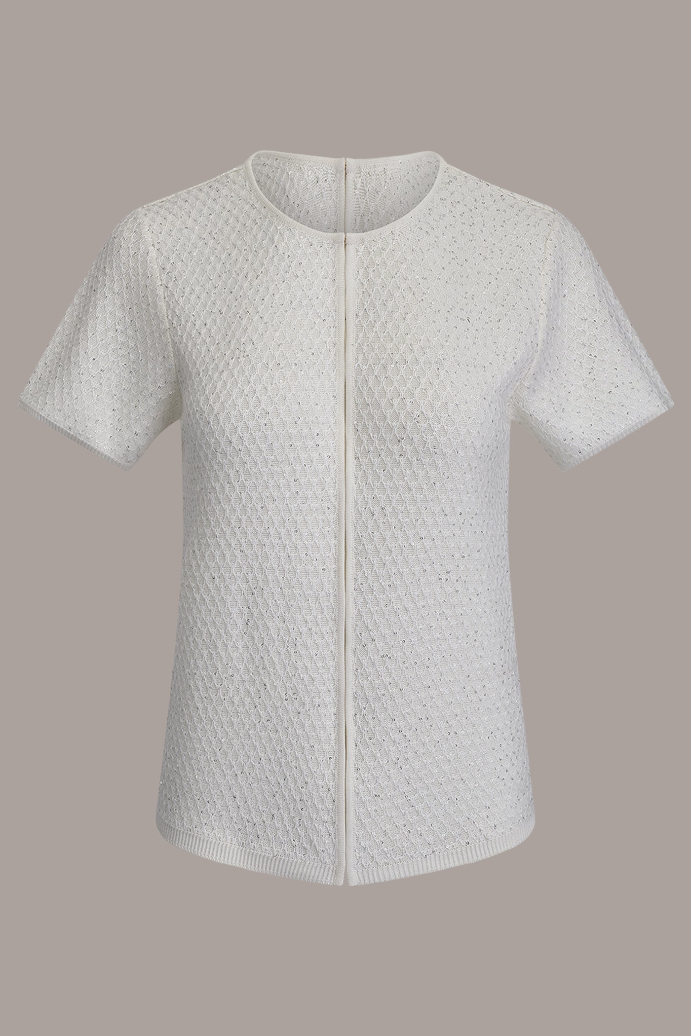 SHORT SLEEVE SEQUIN CARDIGAN VIEW 8 | New clothing