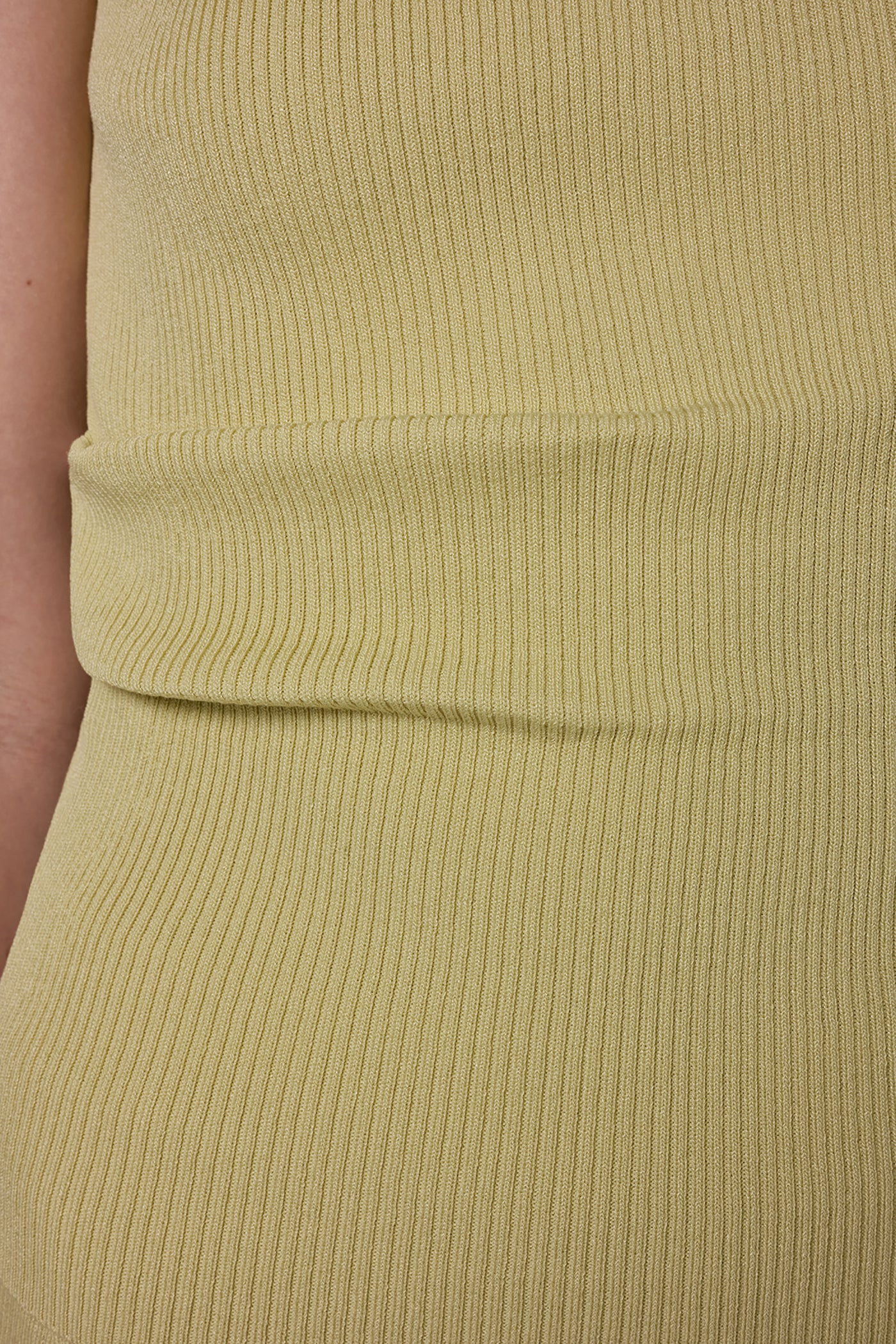 SLEEVELESS ASYMMETRIC BOATNECK SWEATER VIEW 5 | Tops