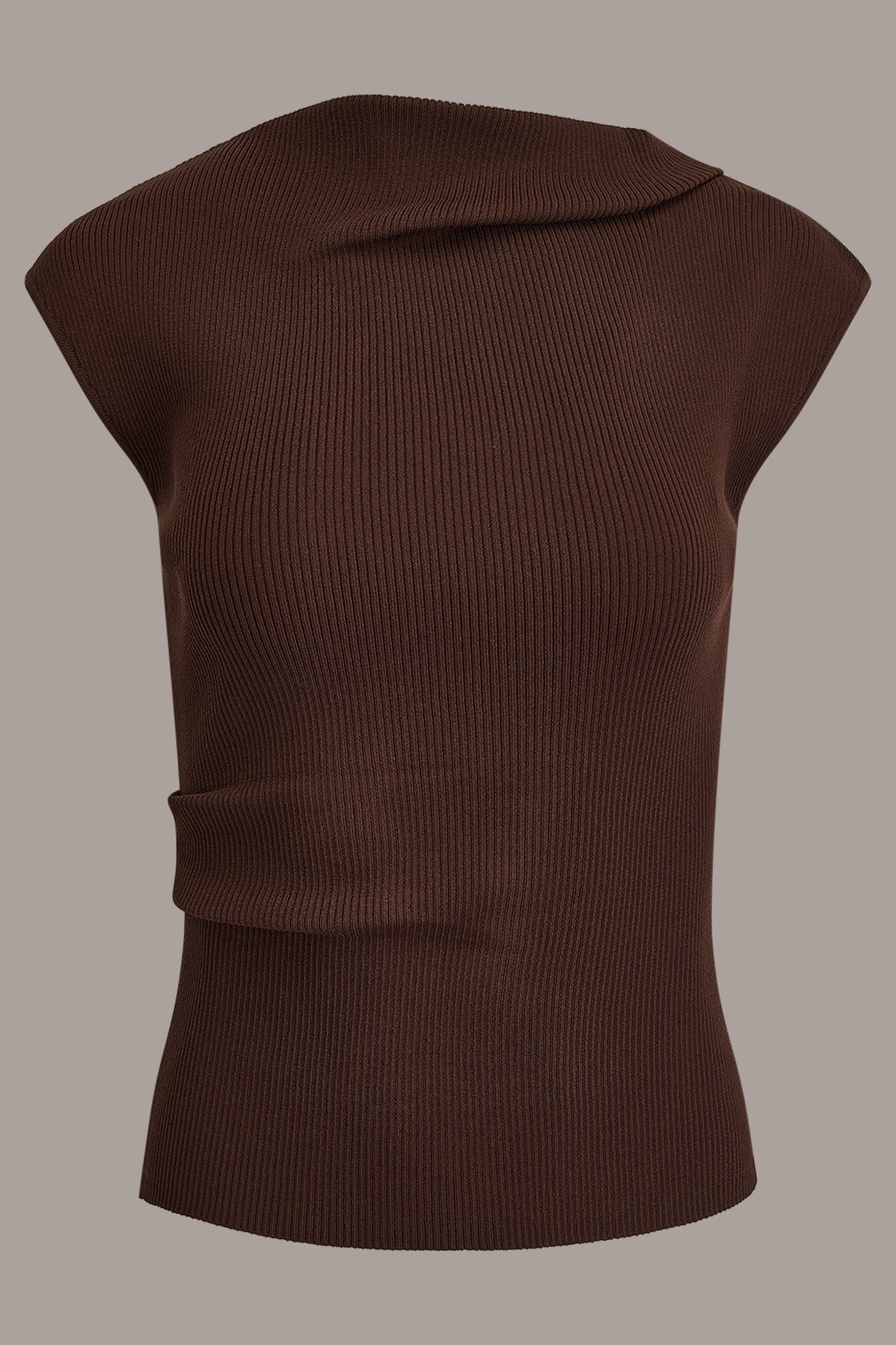 ASYMMETRIC BOATNECK SWEATER VIEW 7