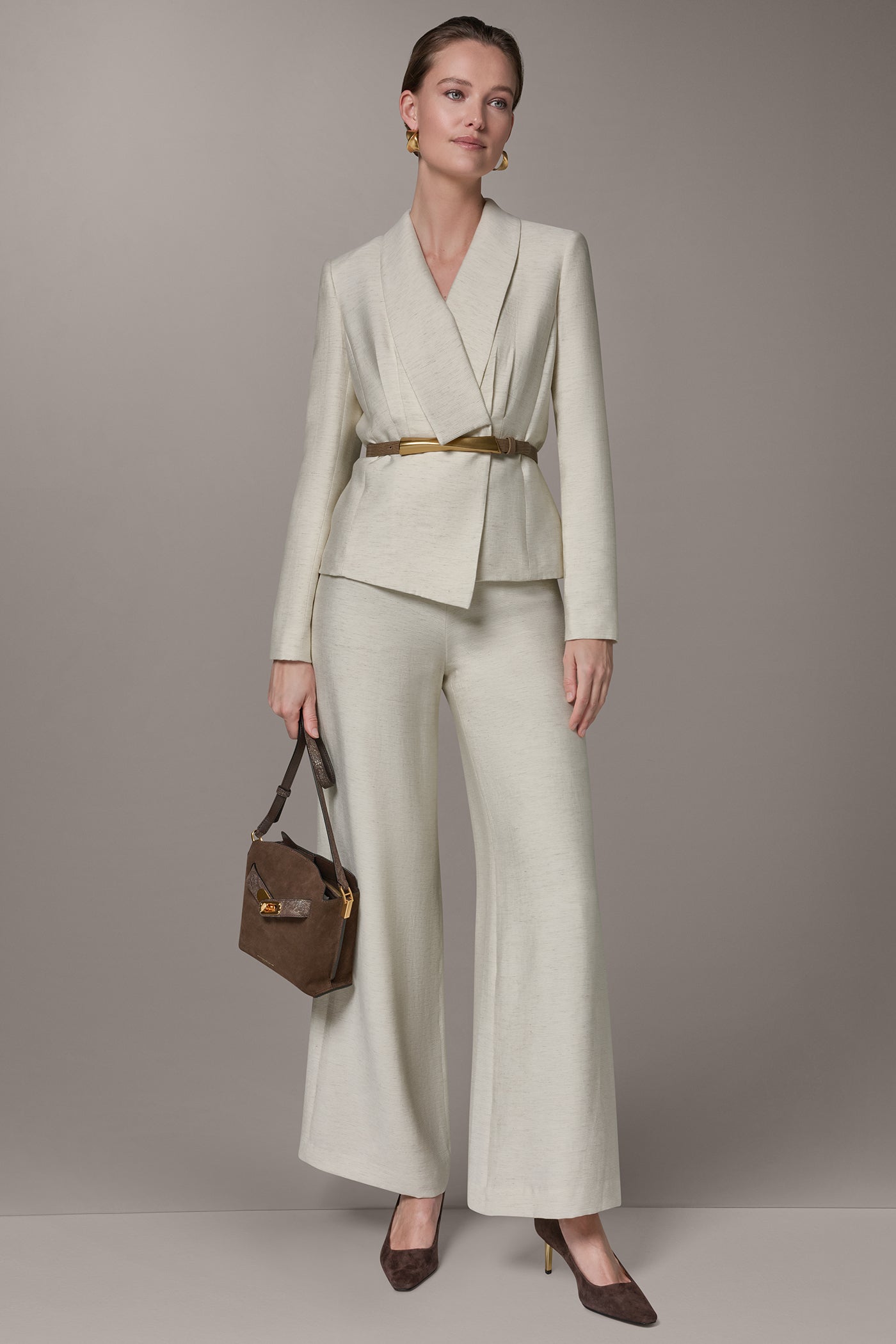 NOVELTY BELTED JACKET VIEW 6 | Matching Sets