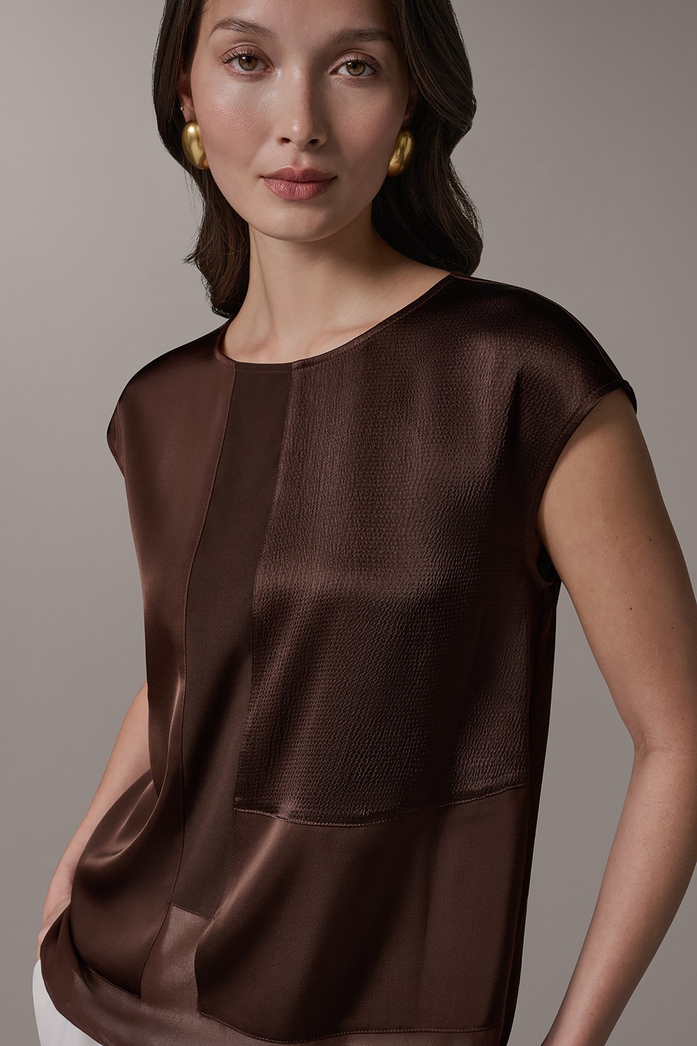 MIXED MEDIA BLOUSE VIEW 4