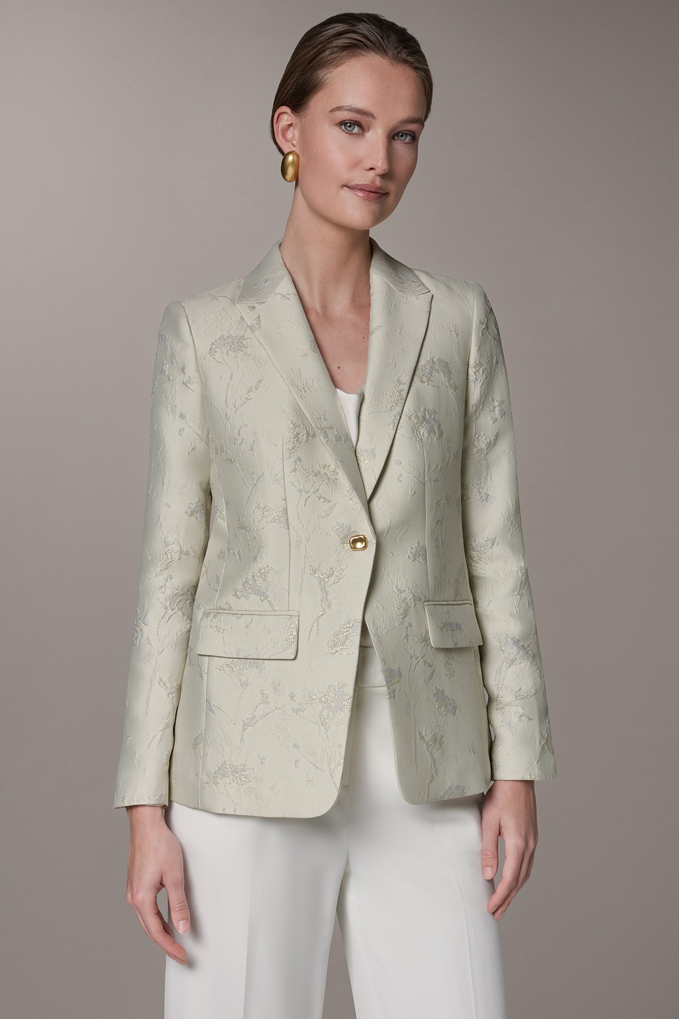 FLORAL SUIT BLAZER