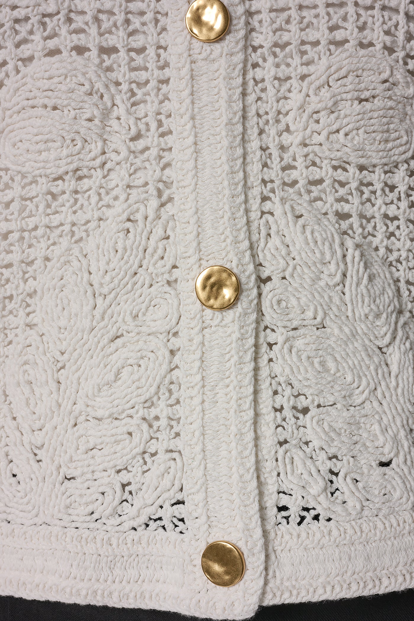 CROCHET BUTTON FRONT JACKET VIEW 7 | Blazers & Vests