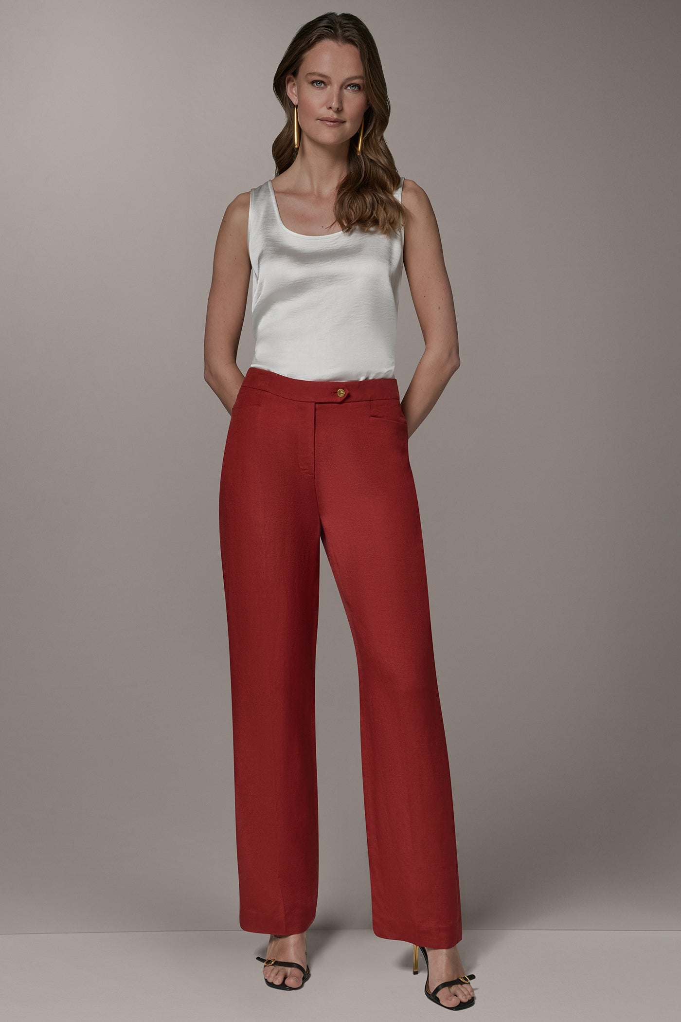 MID RISE STRAIGHT LEG SUIT PANT VIEW 5 | Pants