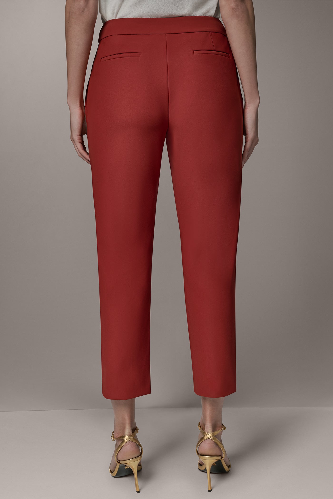 SLIM LEG ANKLE PANT VIEW 3 | Pants