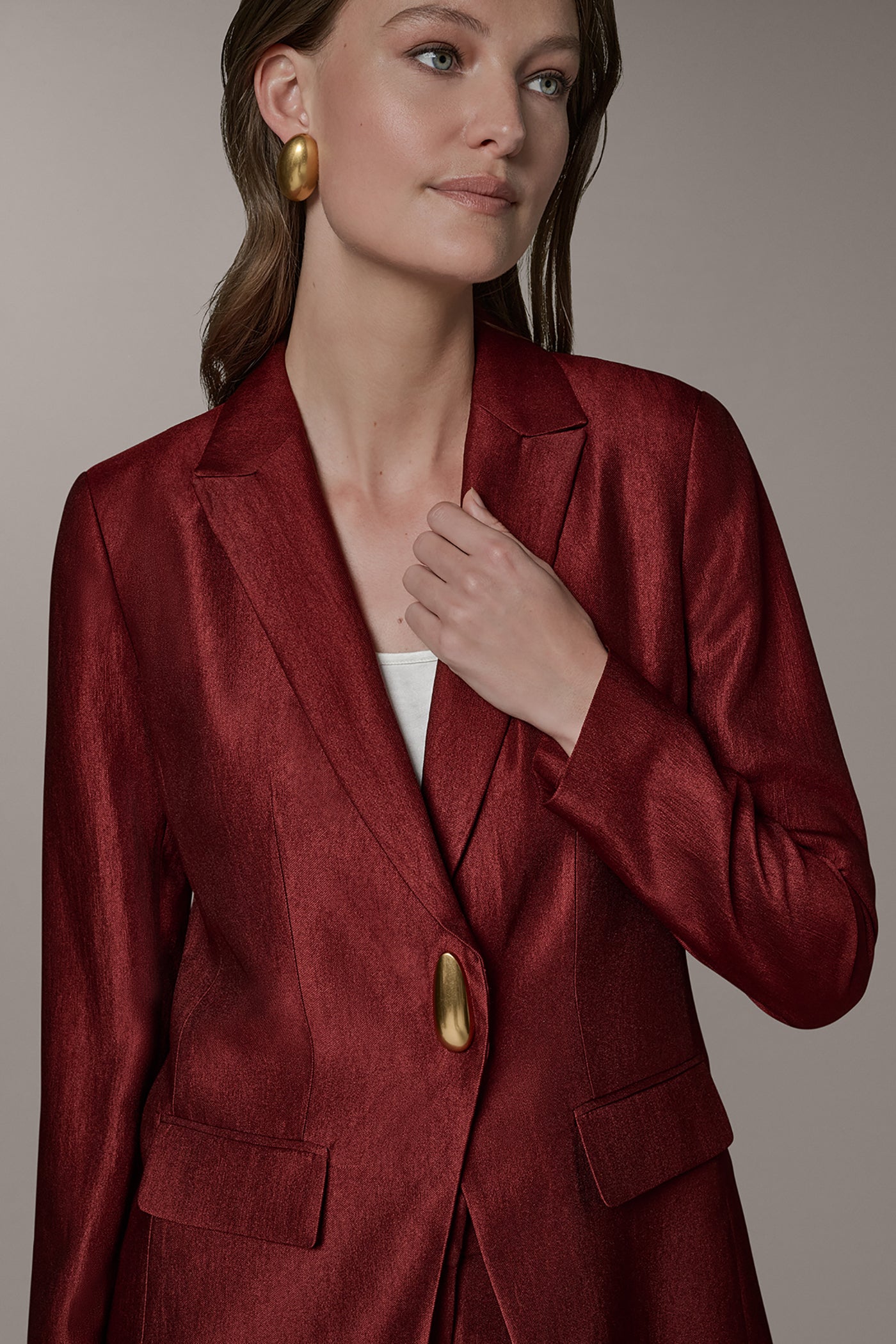 ONE-BUTTON JACKET | View 2 | Blazers & Vests