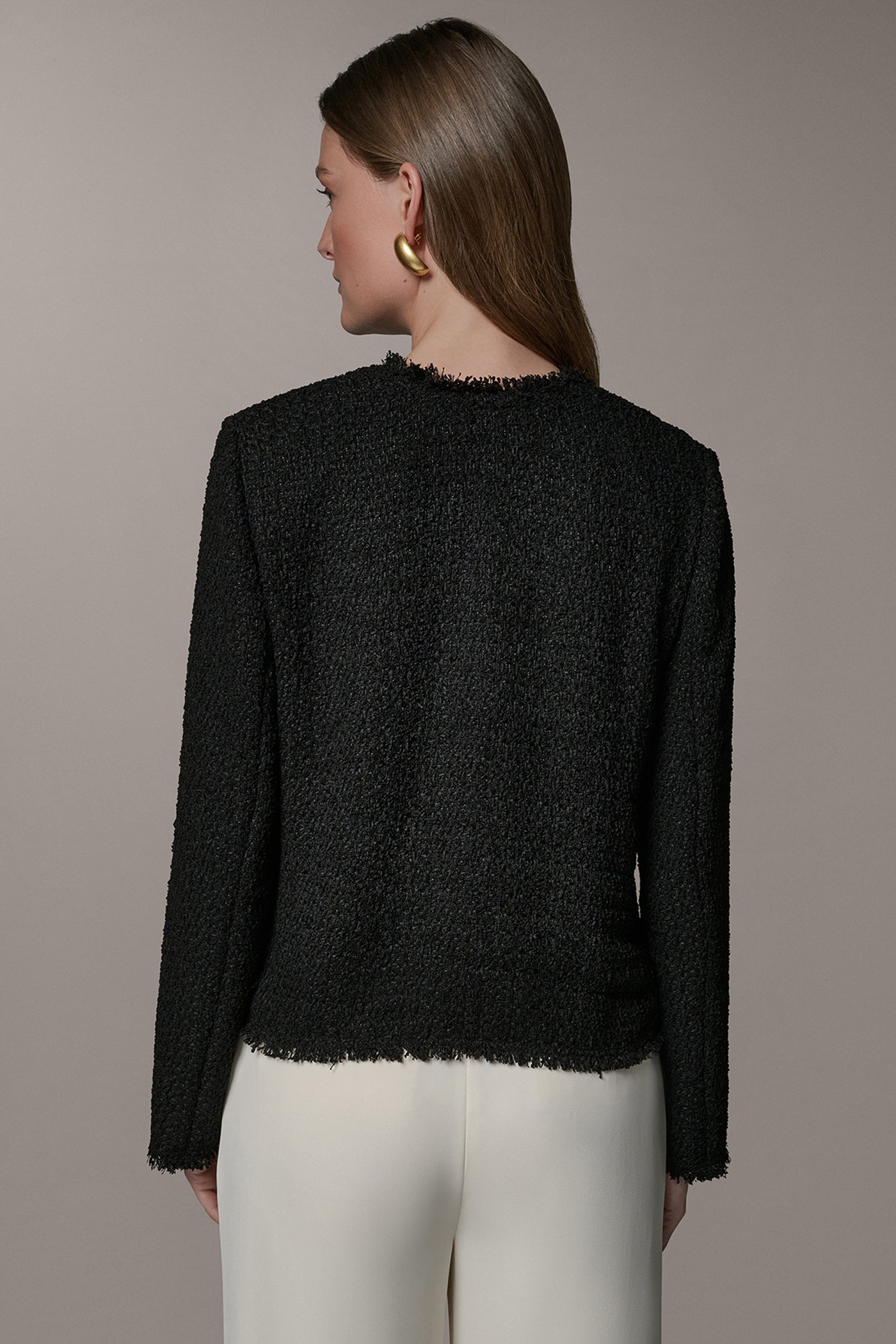 LONG SLEEVE SUIT JACKET VIEW 3 | Blazers & Vests