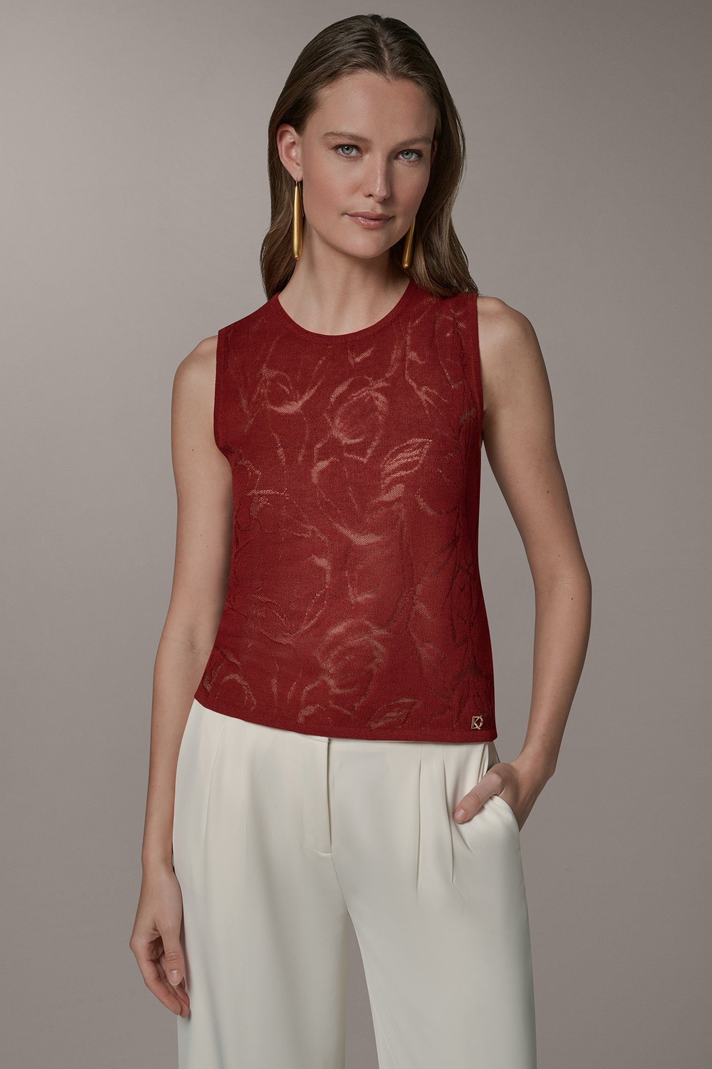 CREW NECK TOP | View 1 | Tops