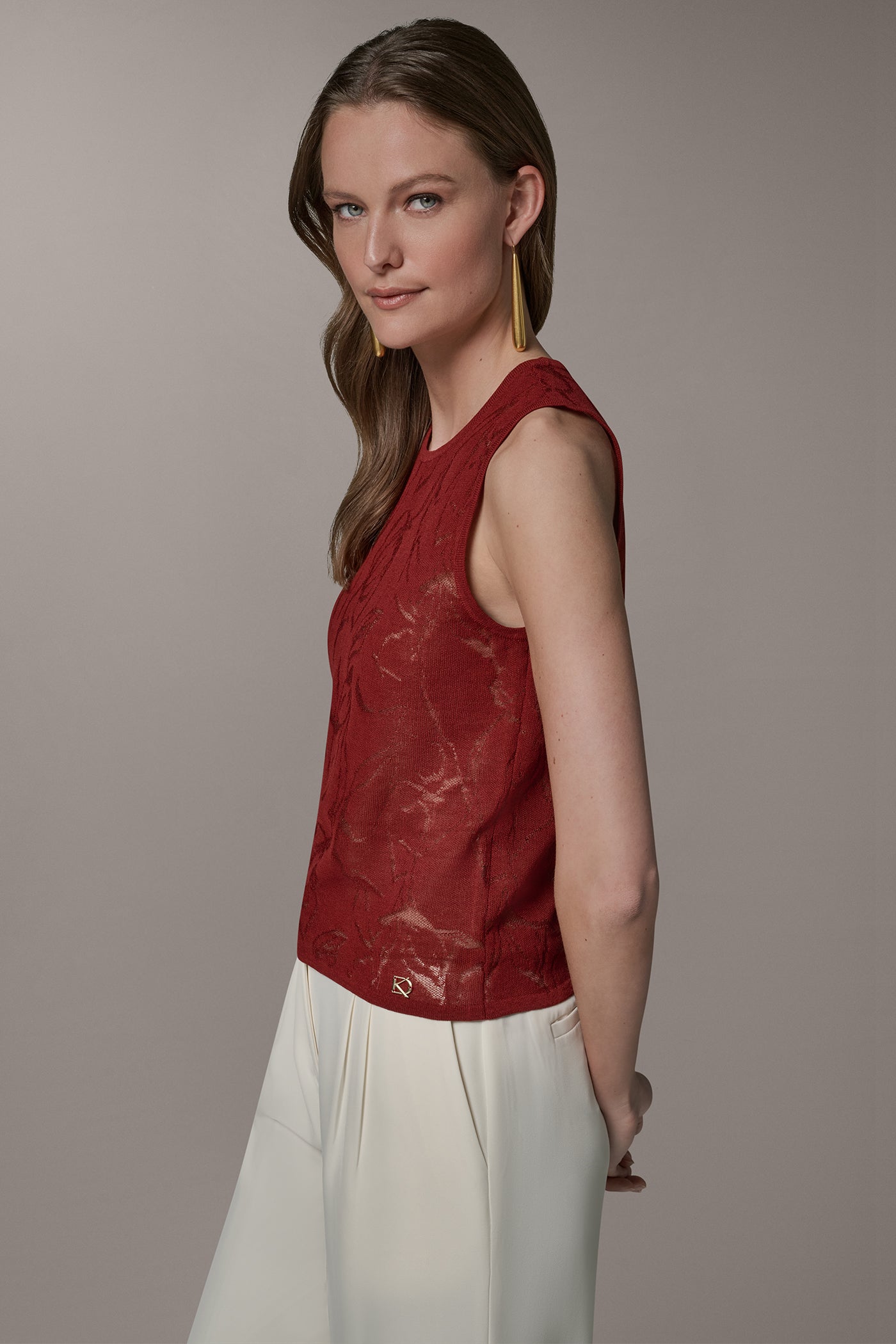 CREW NECK TOP VIEW 4 | Tops