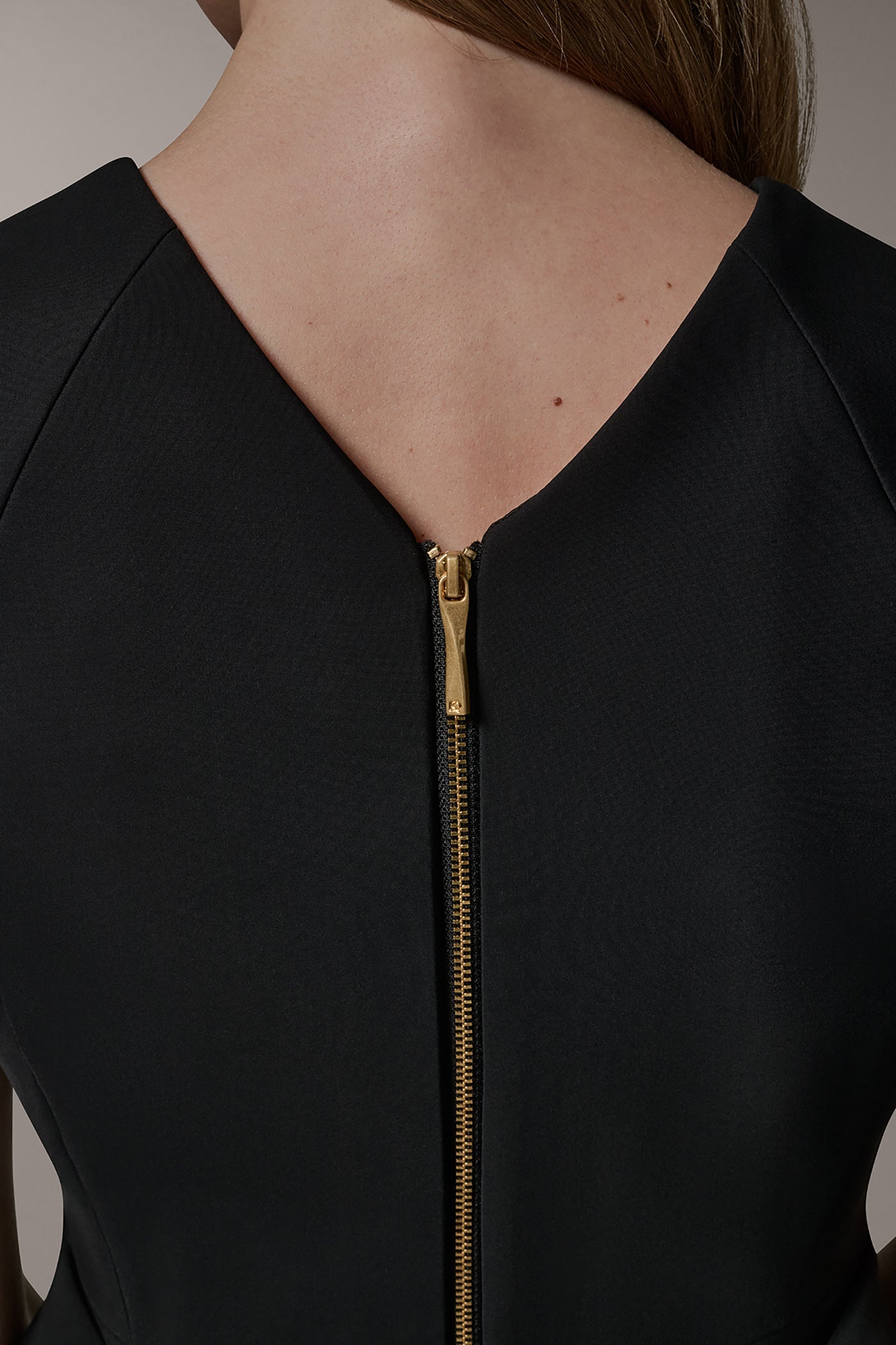 SHORT SLEEVE PEPLUM TOP (alternate view)