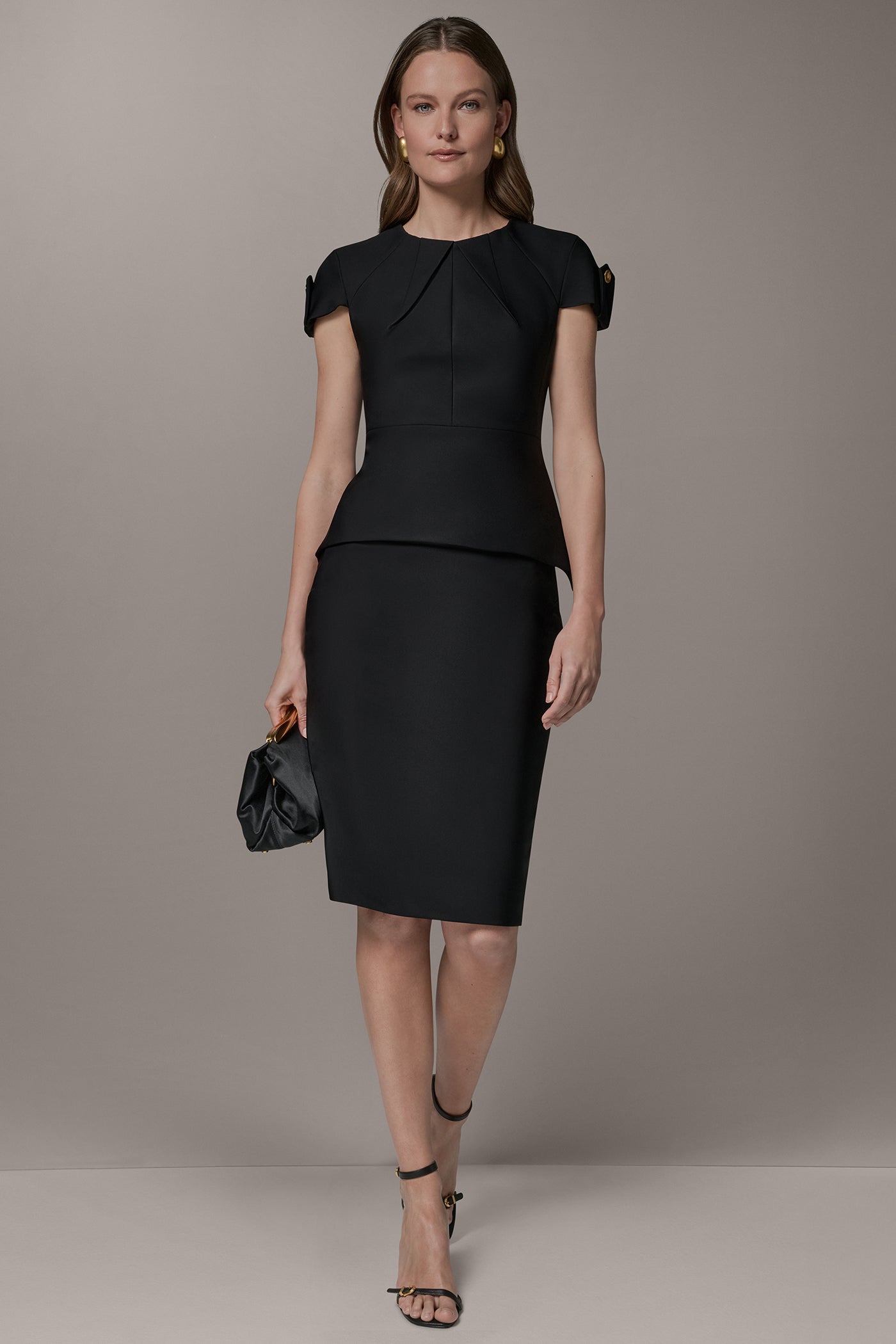 SHORT SLEEVE PEPLUM TOP VIEW 9 | Tops