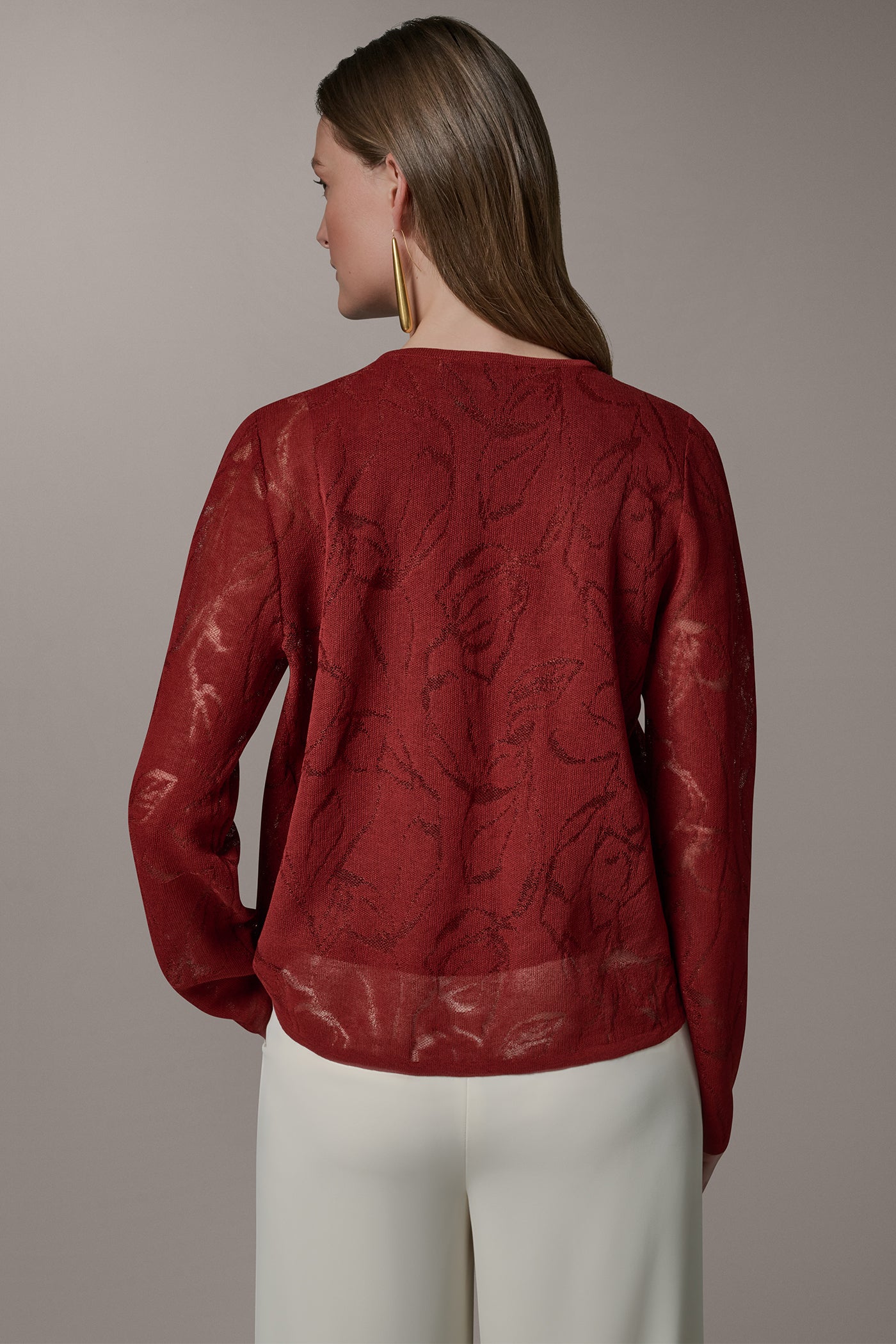 FLORAL SHEER CARDIGAN VIEW 3 | New clothing