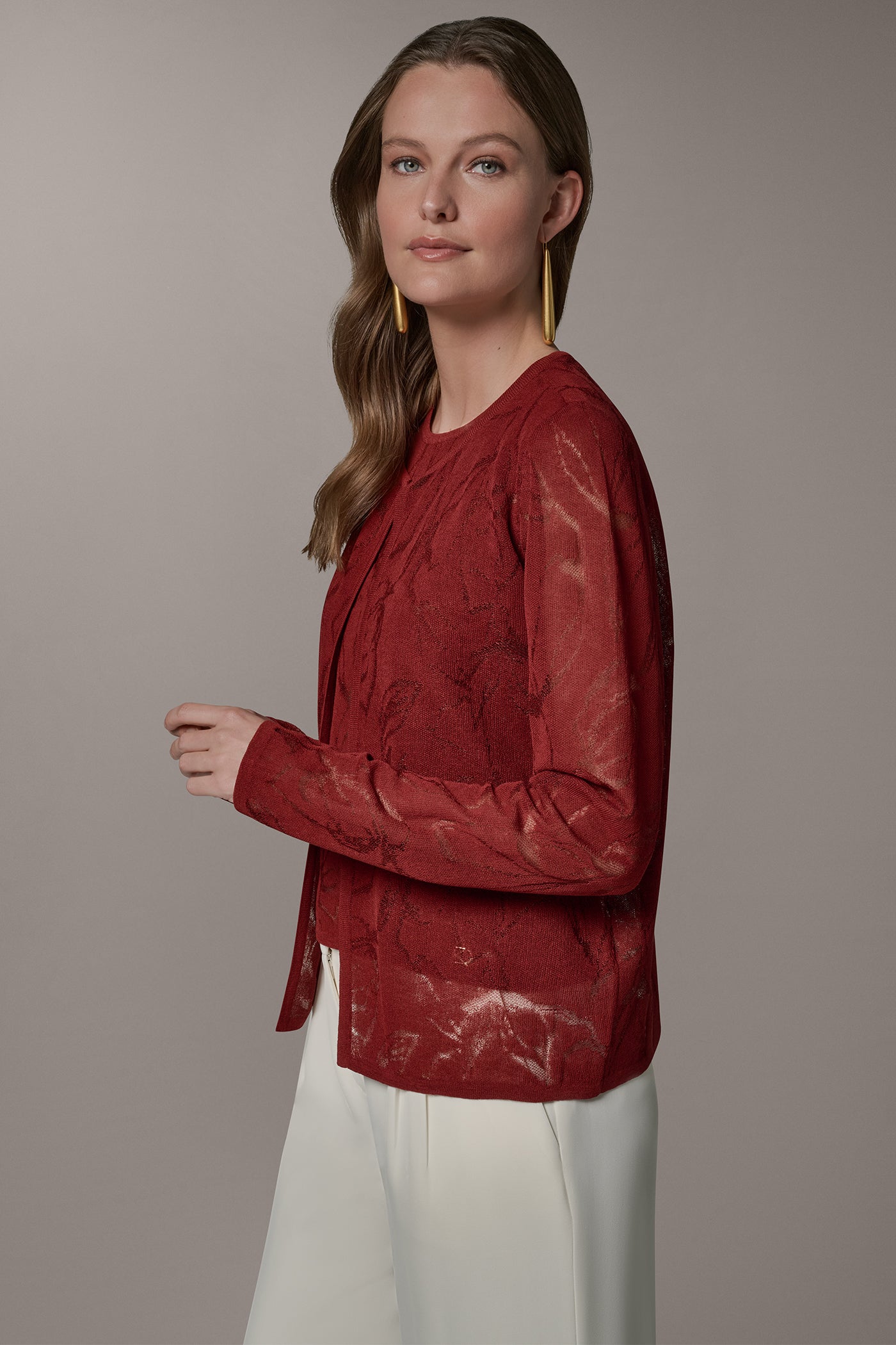 FLORAL SHEER CARDIGAN VIEW 4 | New clothing