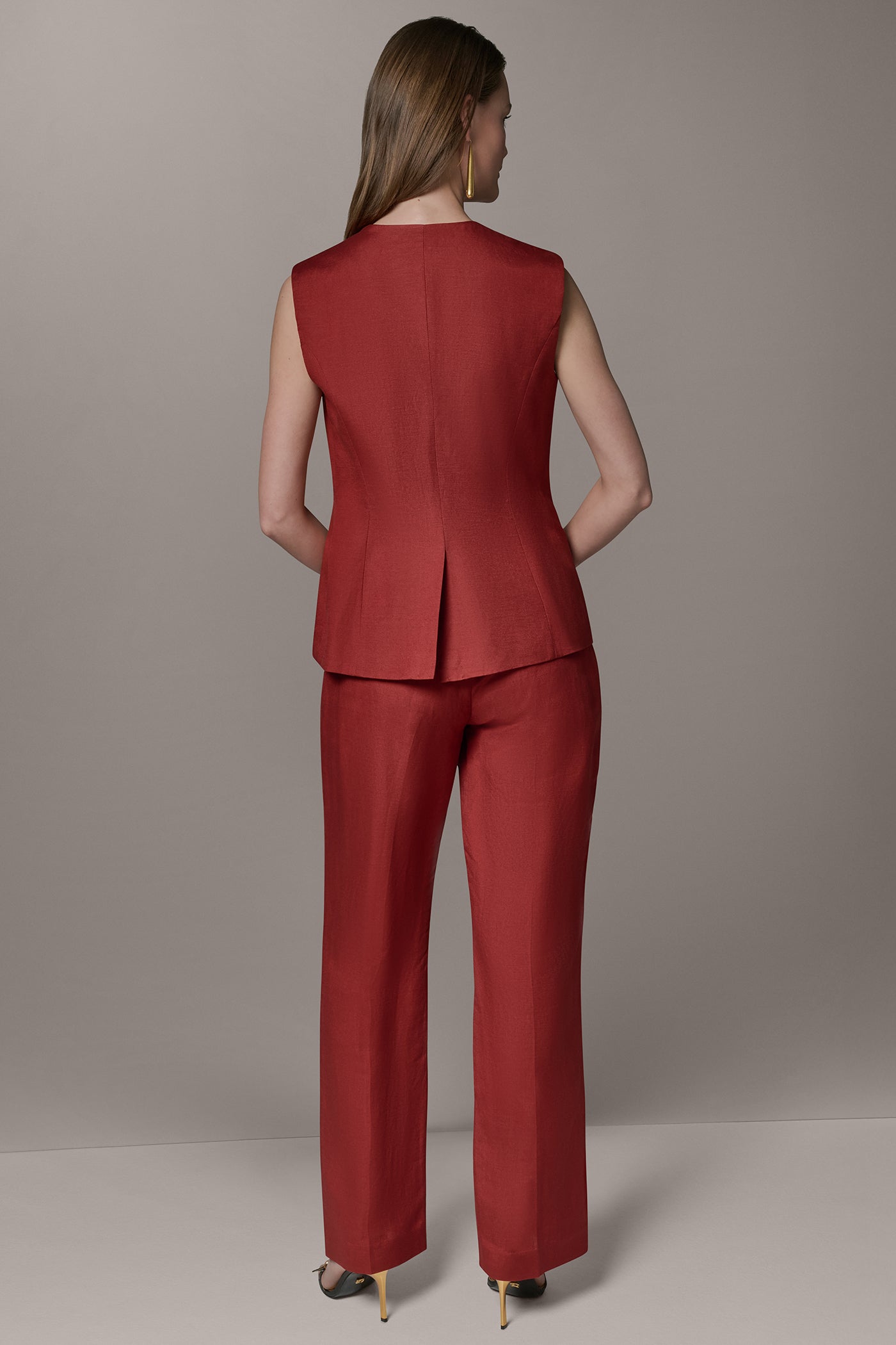 COLLARLESS VEST VIEW 7 | Blazers & Vests