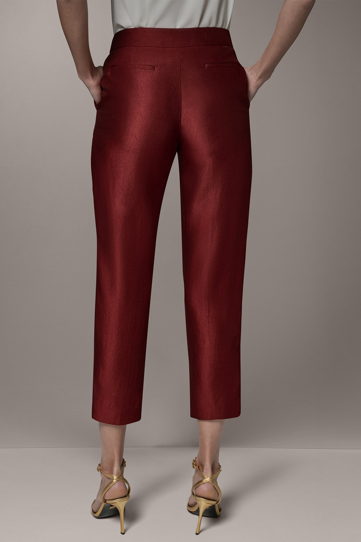 SLIM-LEG ANKLE PANT VIEW 3 | Pants