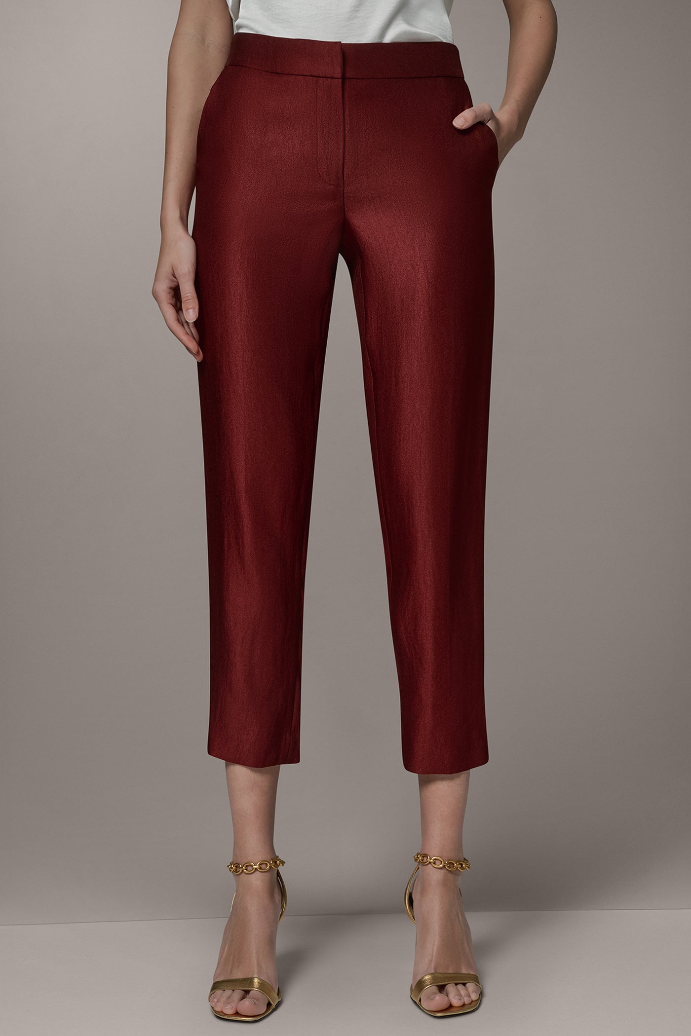 SLIM-LEG ANKLE PANT | View 1 | Pants