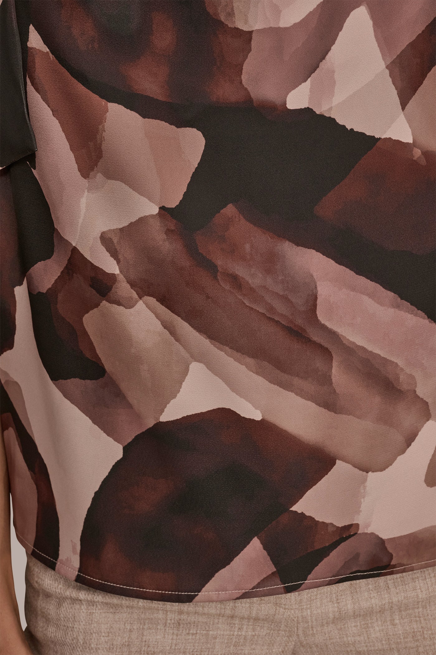 DRAPED PRINTED TOP VIEW 7 | Tops